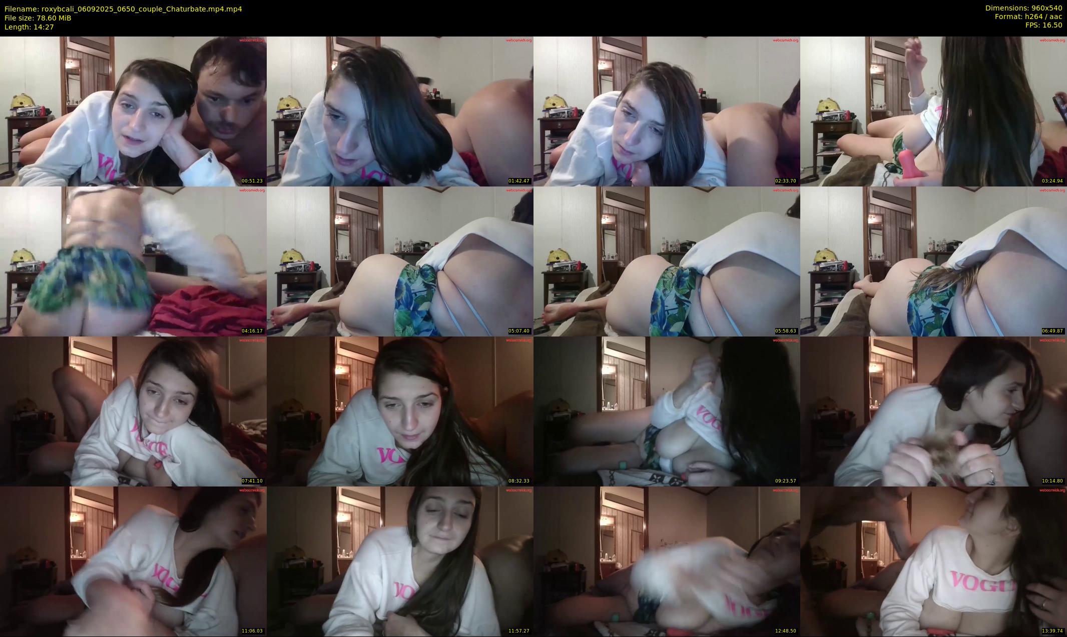 roxybcali — 15 minute Chaturbate couple cam show recording, 480p, Sep 6, 2025