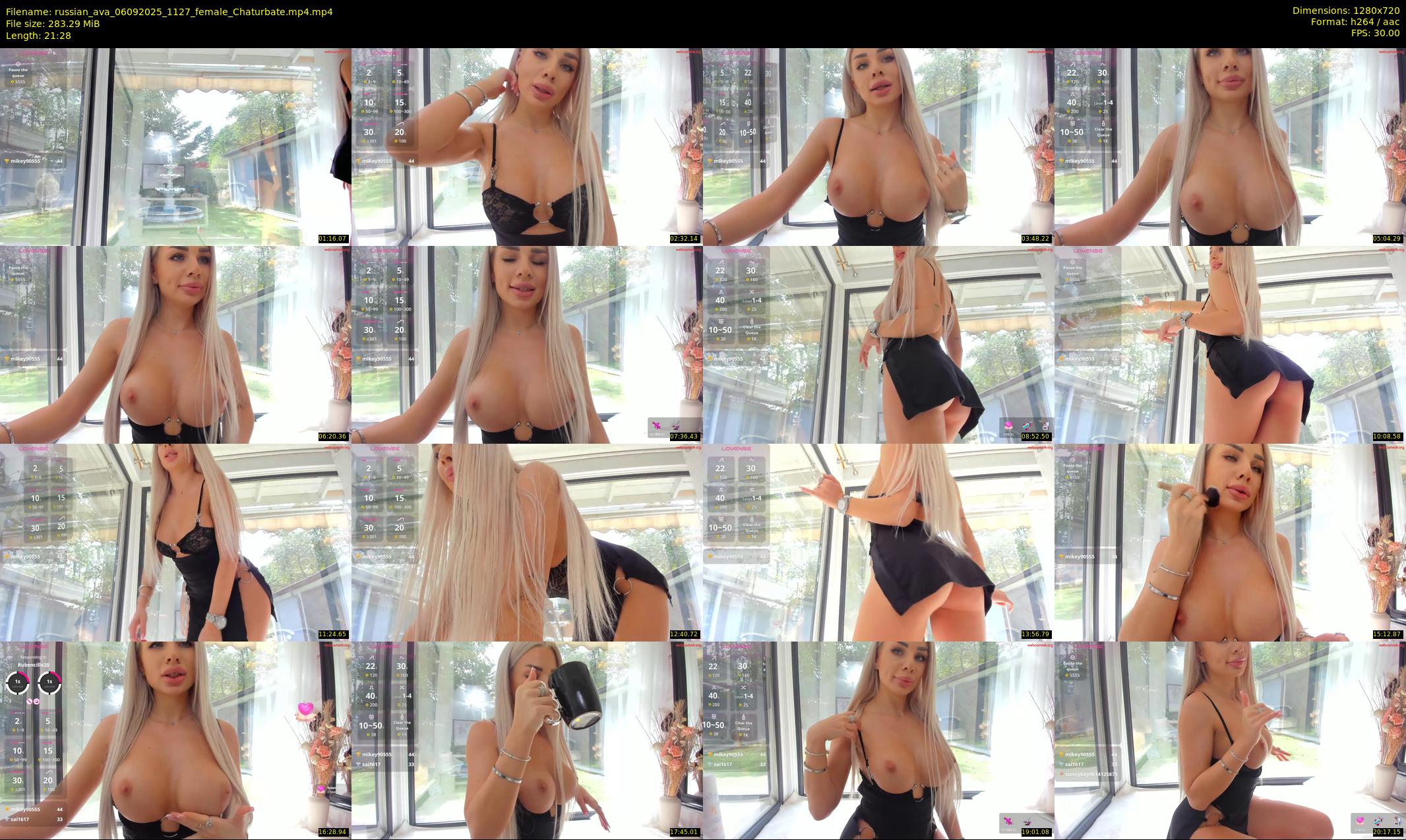 russian_ava — 22 minute Chaturbate female cam show recording, 720p, Sep 6, 2025