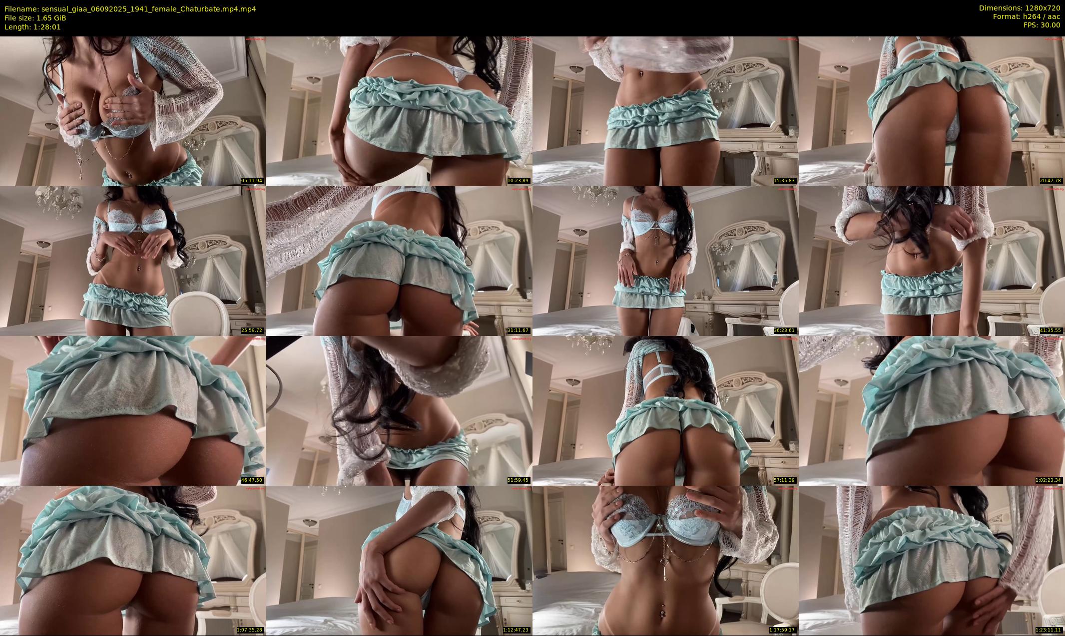 sensual_giaa — 89 minute Chaturbate female cam show recording, 720p, Sep 6, 2025