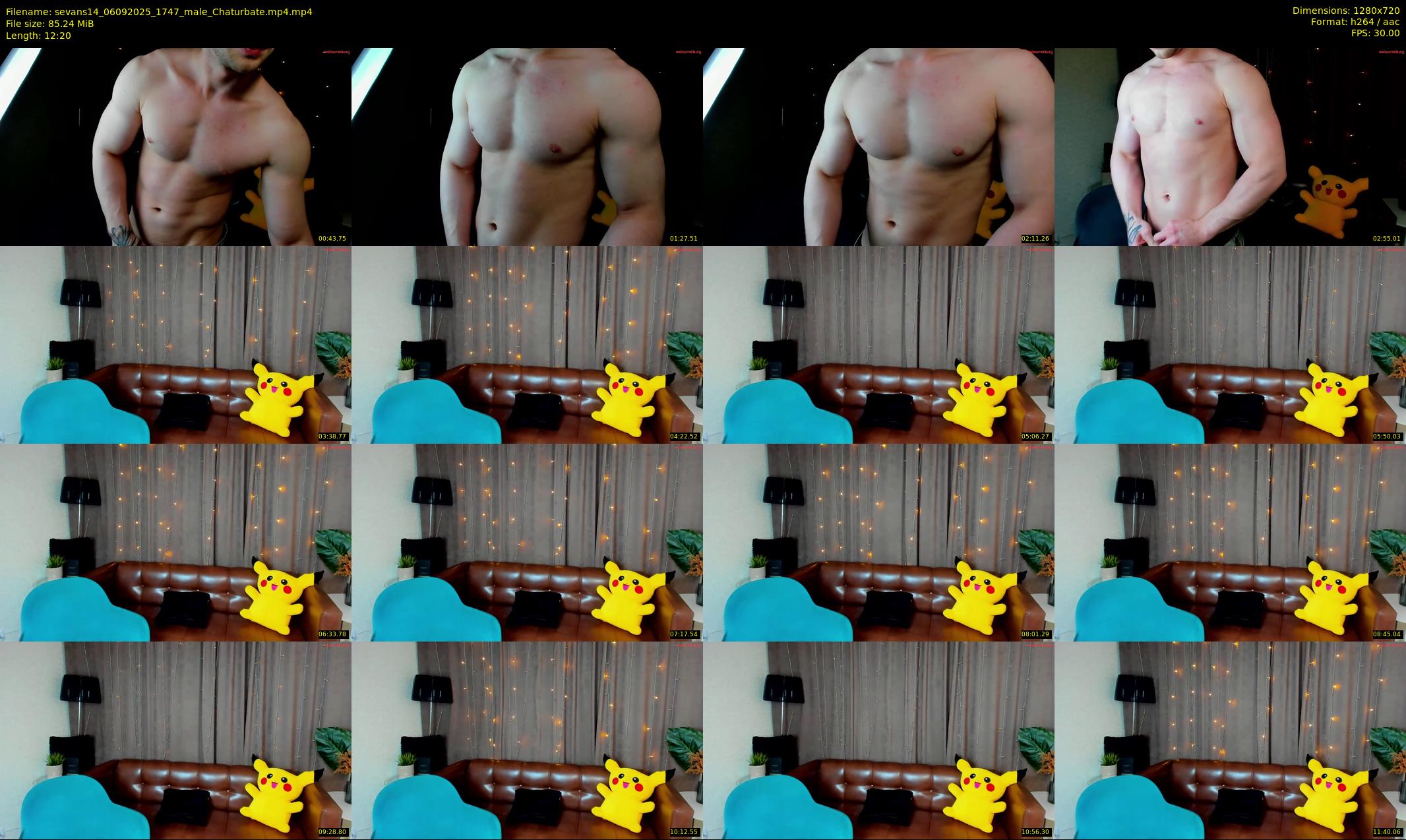 sevans14 — 13 minute Chaturbate male cam show recording, 720p, Sep 6, 2025