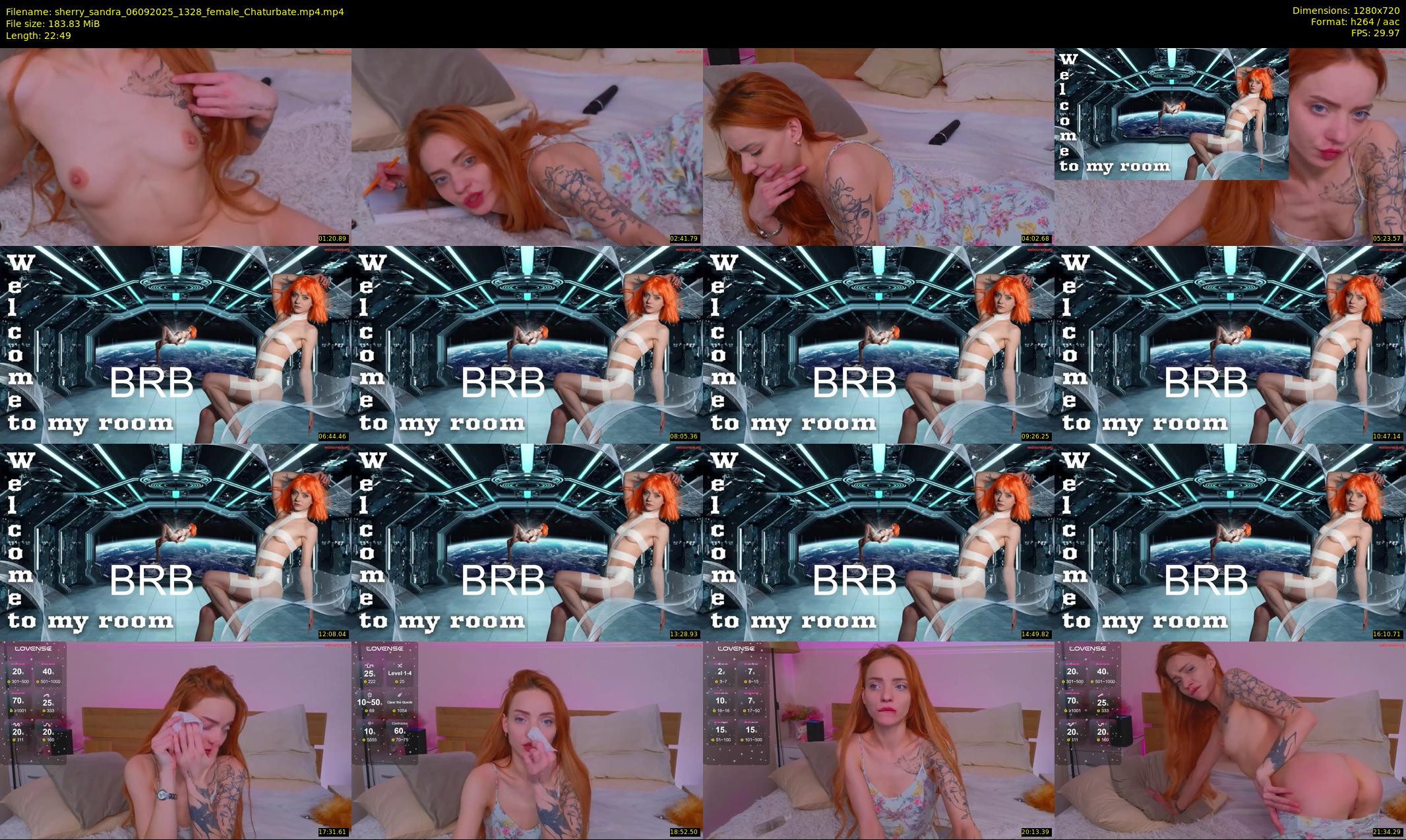 sherry_sandra — 23 minute Chaturbate female cam show recording, 720p, Sep 6, 2025