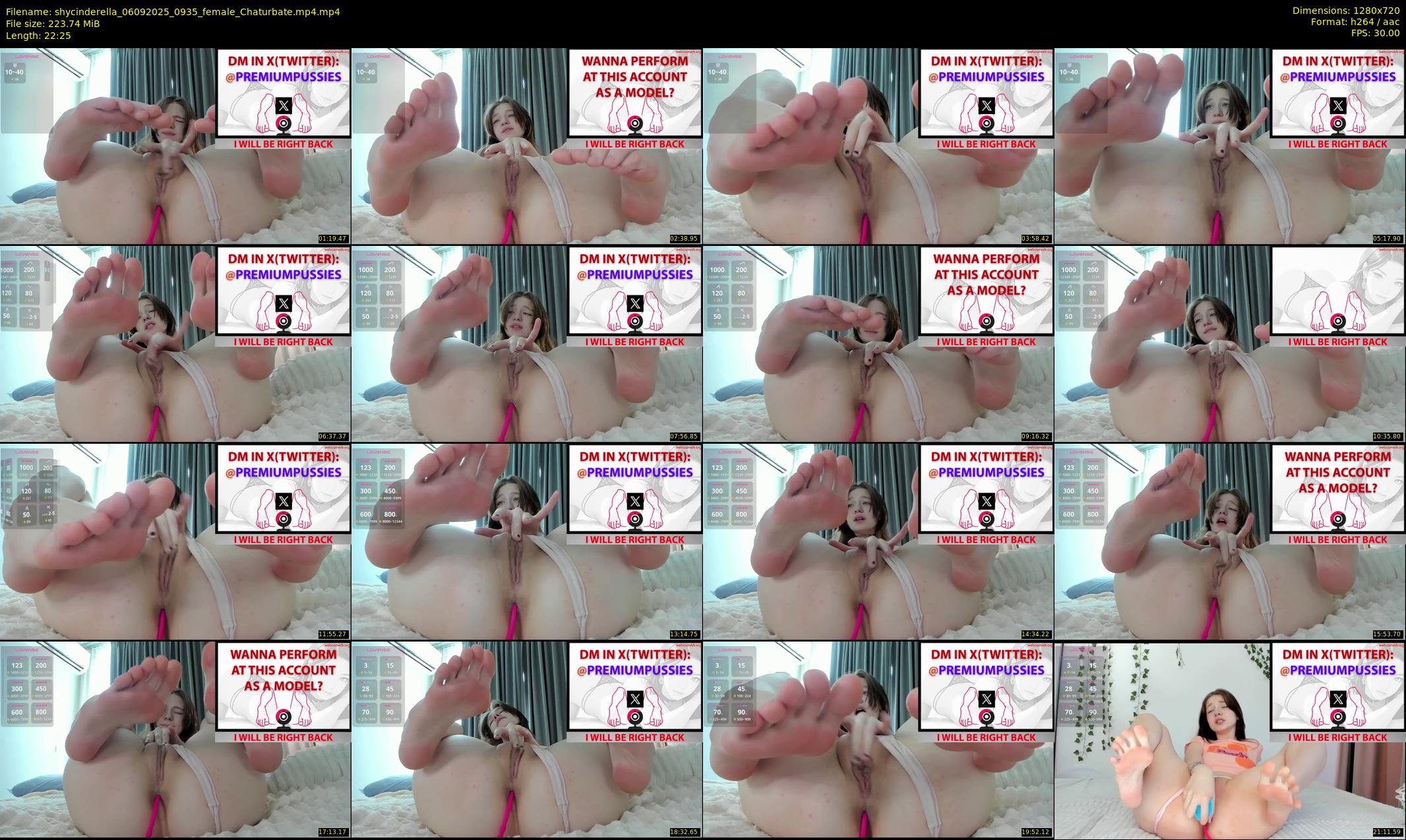 shycinderella — 23 minute Chaturbate female cam show recording, 720p, Sep 6, 2025