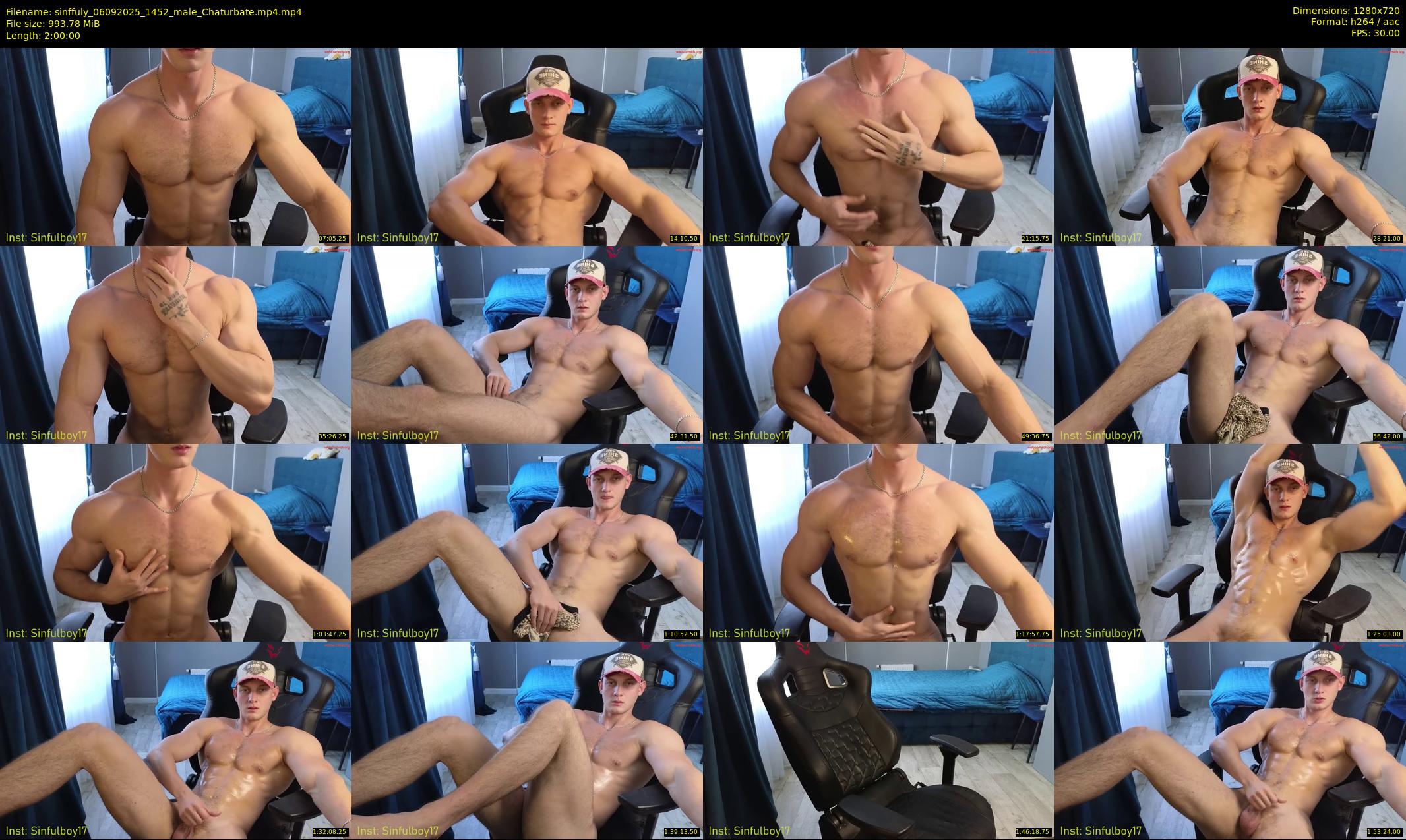 sinffuly — 120 minute Chaturbate male cam show recording, 720p, Sep 6, 2025