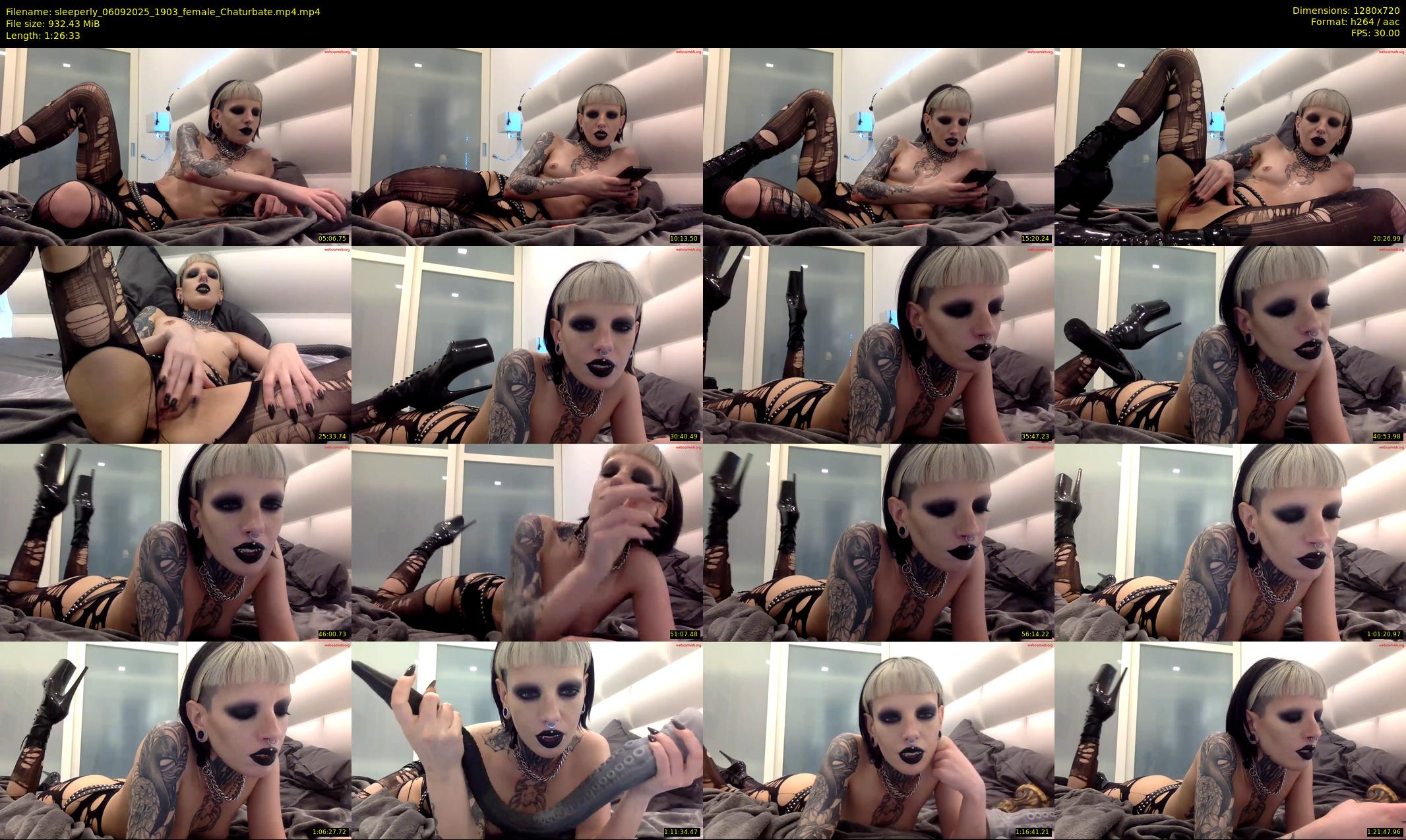 sleeperly — 87 minute Chaturbate female cam show recording, 720p, Sep 6, 2025