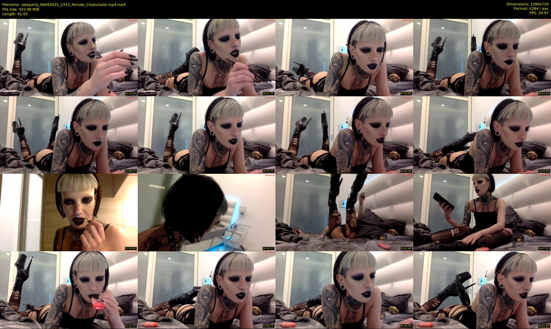 sleeperly — 42 minute Chaturbate female cam show recording, 720p, Sep 6, 2025