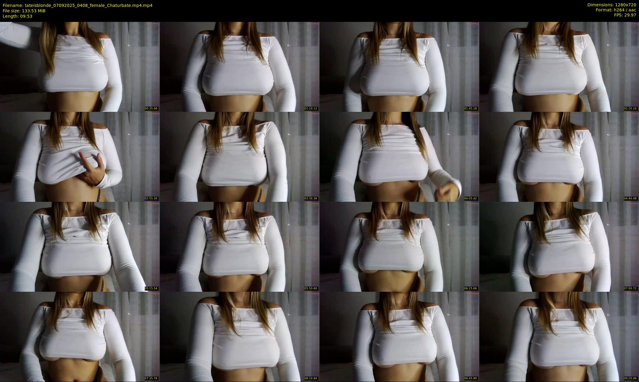 tateisblonde — 10 minute Chaturbate female cam show recording, 720p, Sep 7, 2025