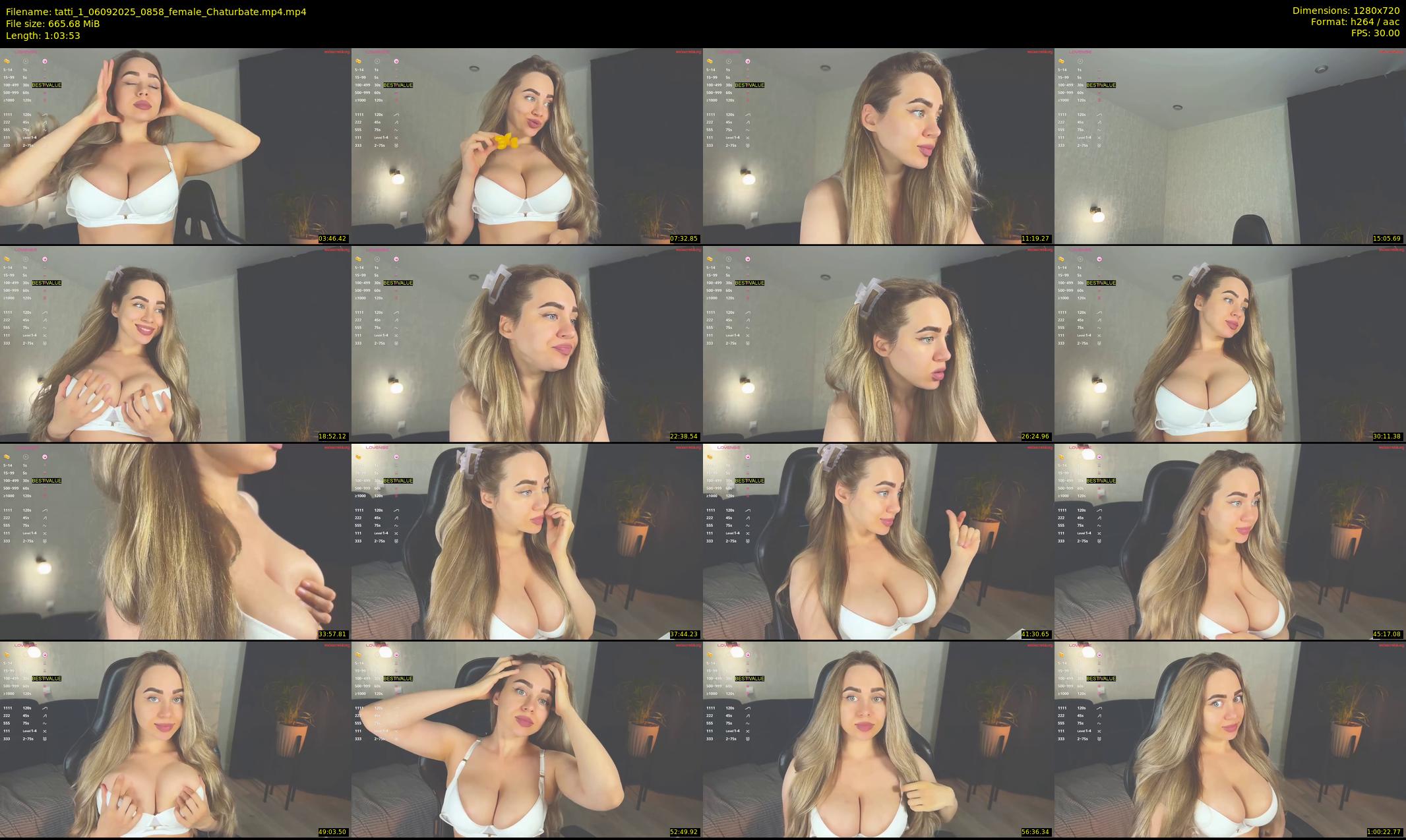 tatti_1 — 64 minute Chaturbate female cam show recording, 720p, Sep 6, 2025