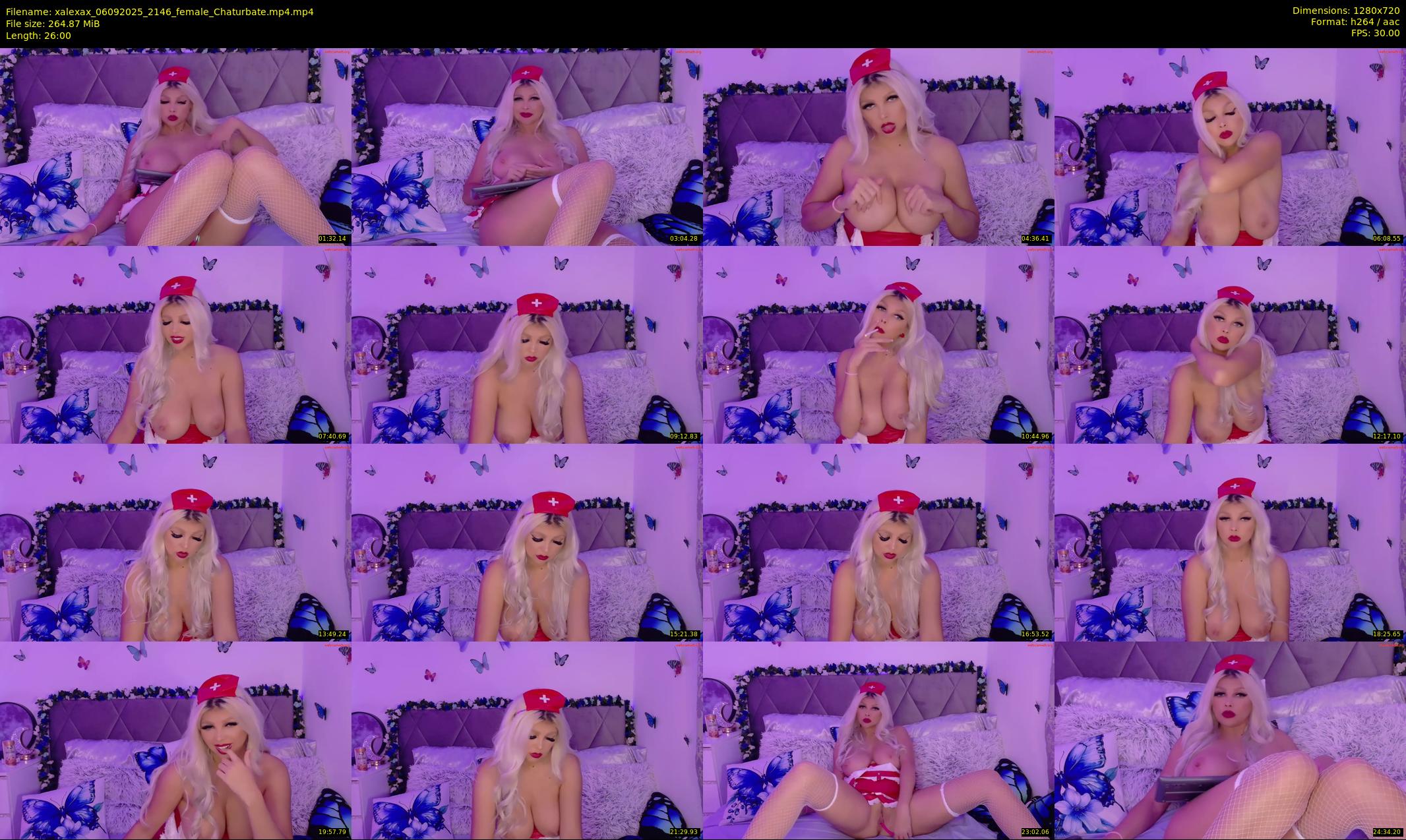 xalexax — 26 minute Chaturbate female cam show recording, 720p, Sep 6, 2025