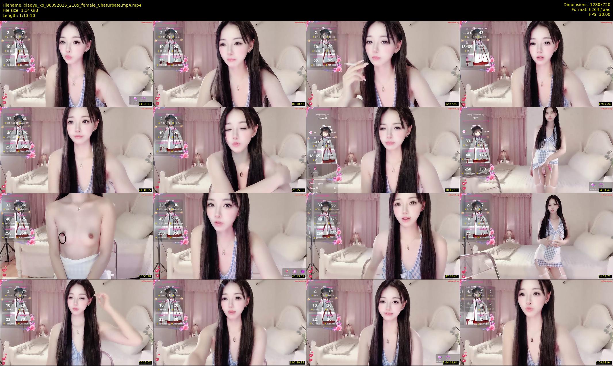 xiaoyu_ko — 74 minute Chaturbate female cam show recording, 720p, Sep 6, 2025