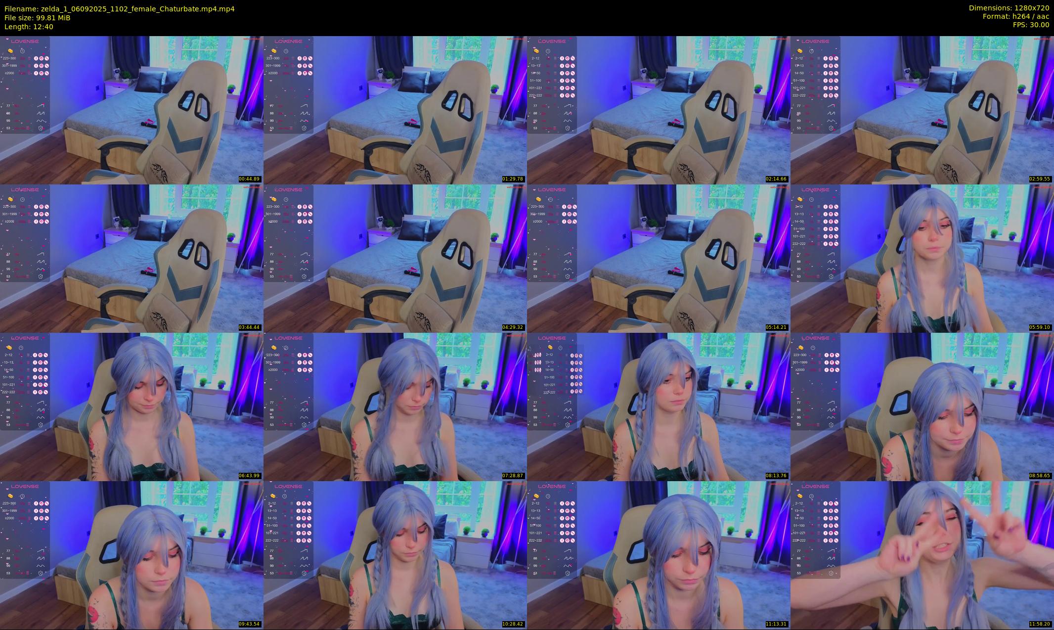 zelda_1 — 13 minute Chaturbate female cam show recording, 720p, Sep 6, 2025