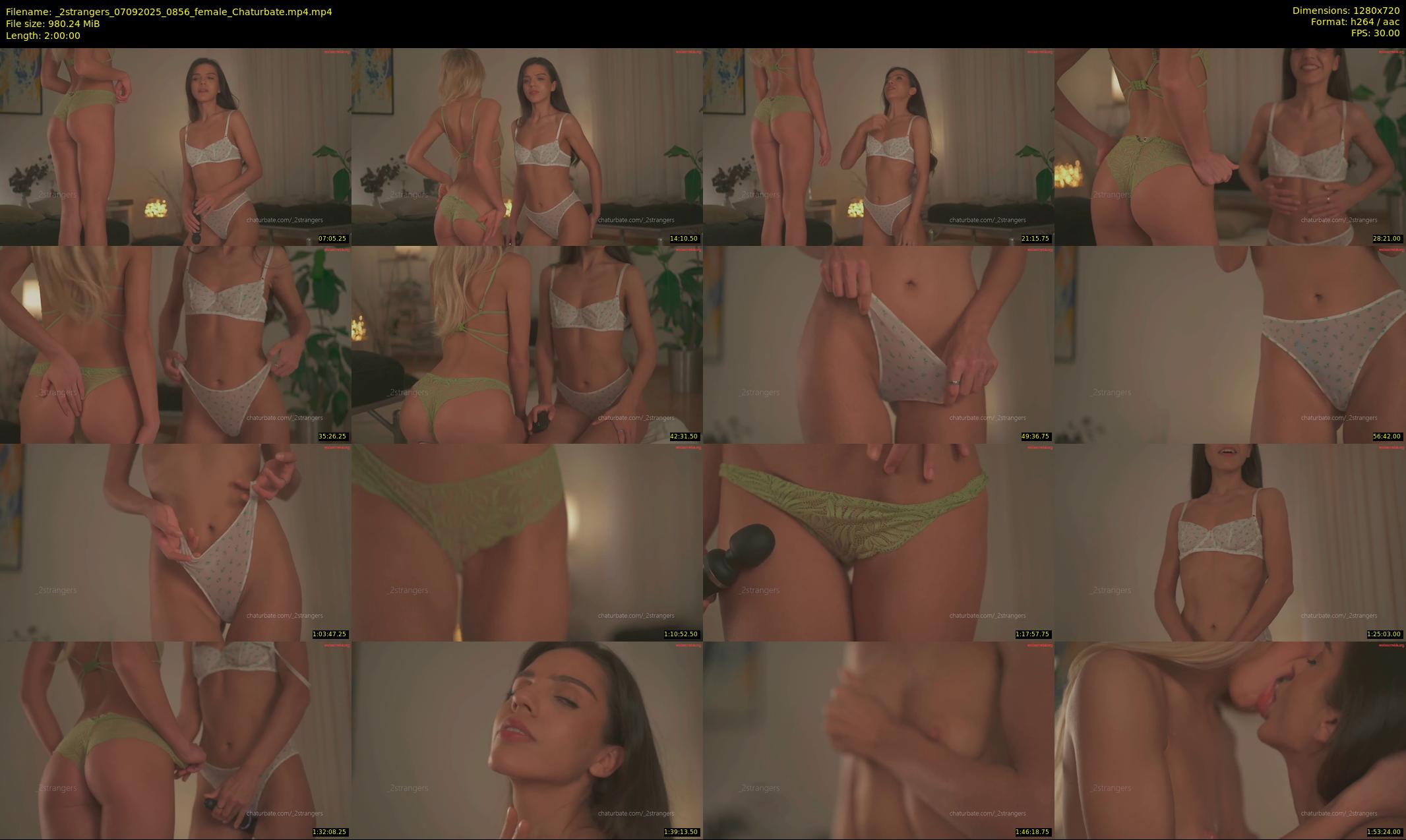 _2strangers — 120 minute Chaturbate couple cam show recording, 720p, Sep 7, 2025