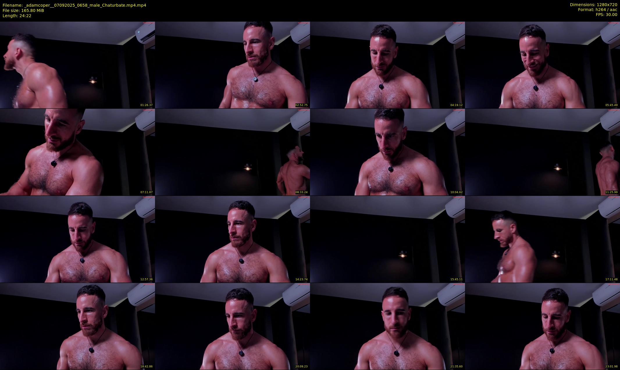 _adamcoper_ — 25 minute Chaturbate male cam show recording, 720p, Sep 7, 2025
