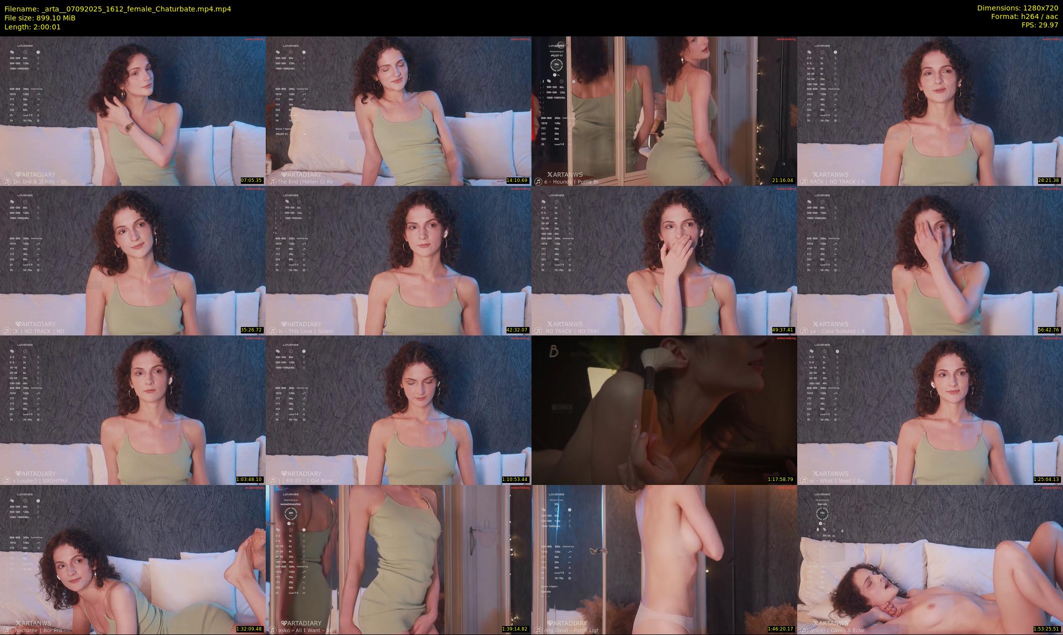 _arta_ — 121 minute Chaturbate female cam show recording, 720p, Sep 7, 2025