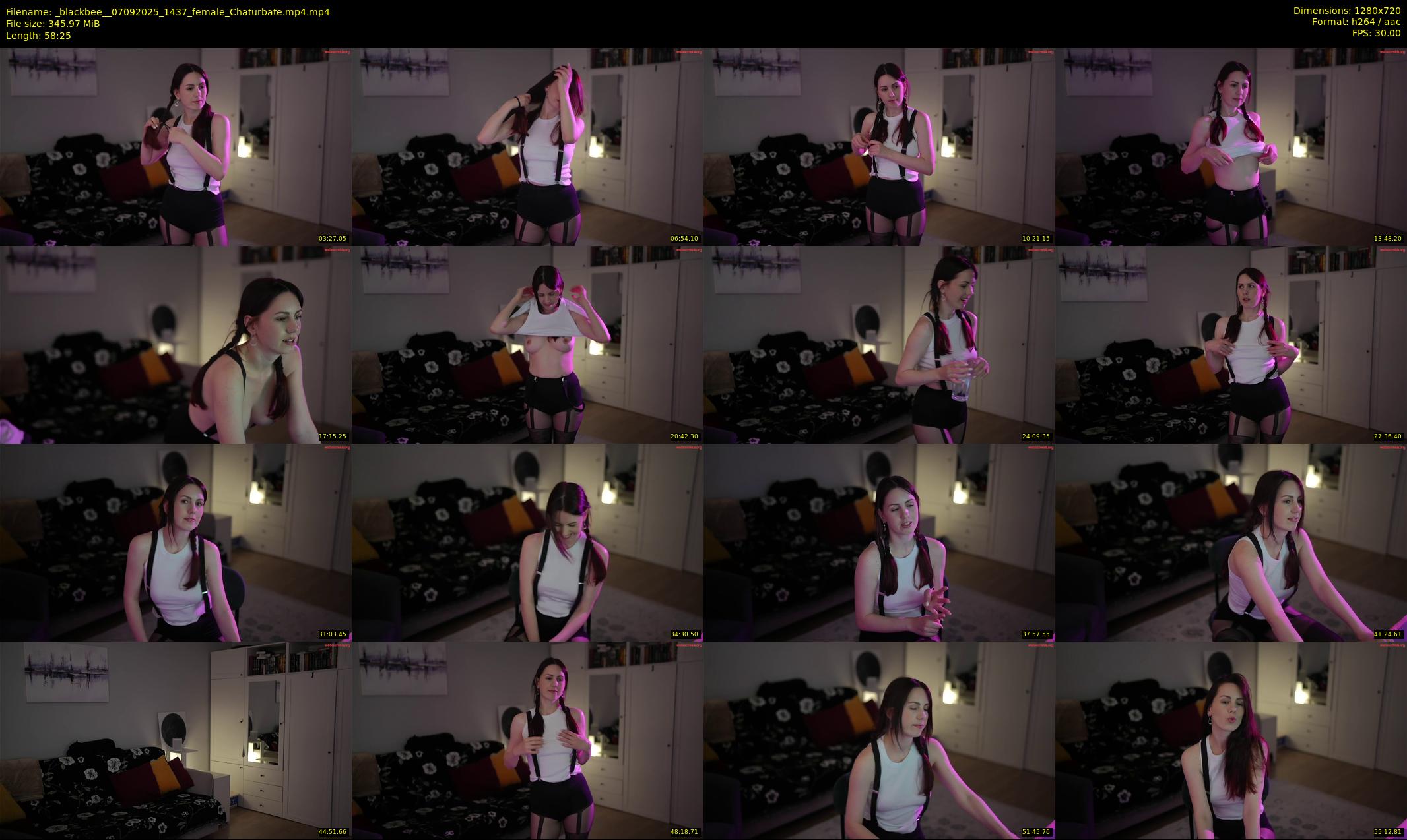 _blackbee_ — 59 minute Chaturbate female cam show recording, 720p, Sep 7, 2025