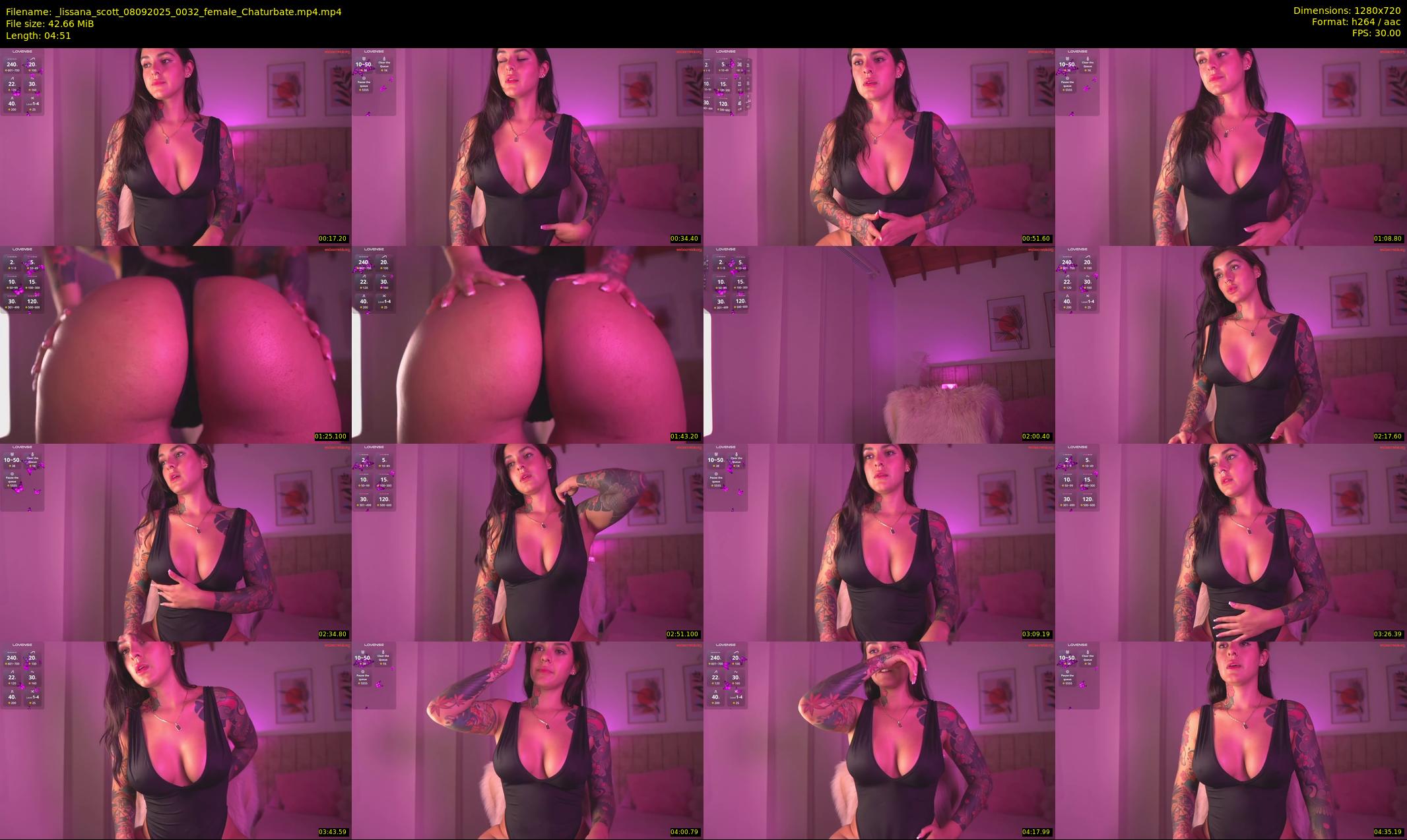 _lissana_scott — 5 minute Chaturbate female cam show recording, 720p, Sep 8, 2025