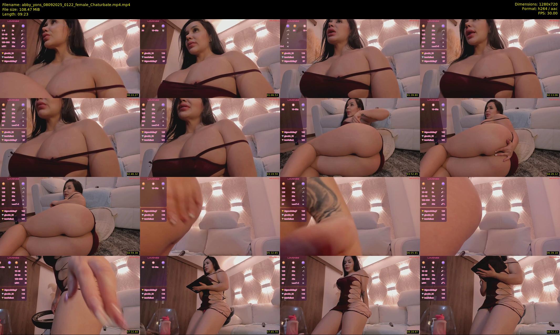 abby_yons — 10 minute Chaturbate female cam show recording, 720p, Sep 8, 2025