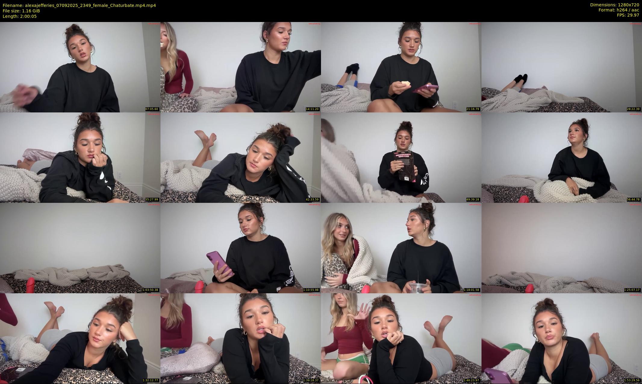 alexajefferies — 121 minute Chaturbate female cam show recording, 720p, Sep 7, 2025