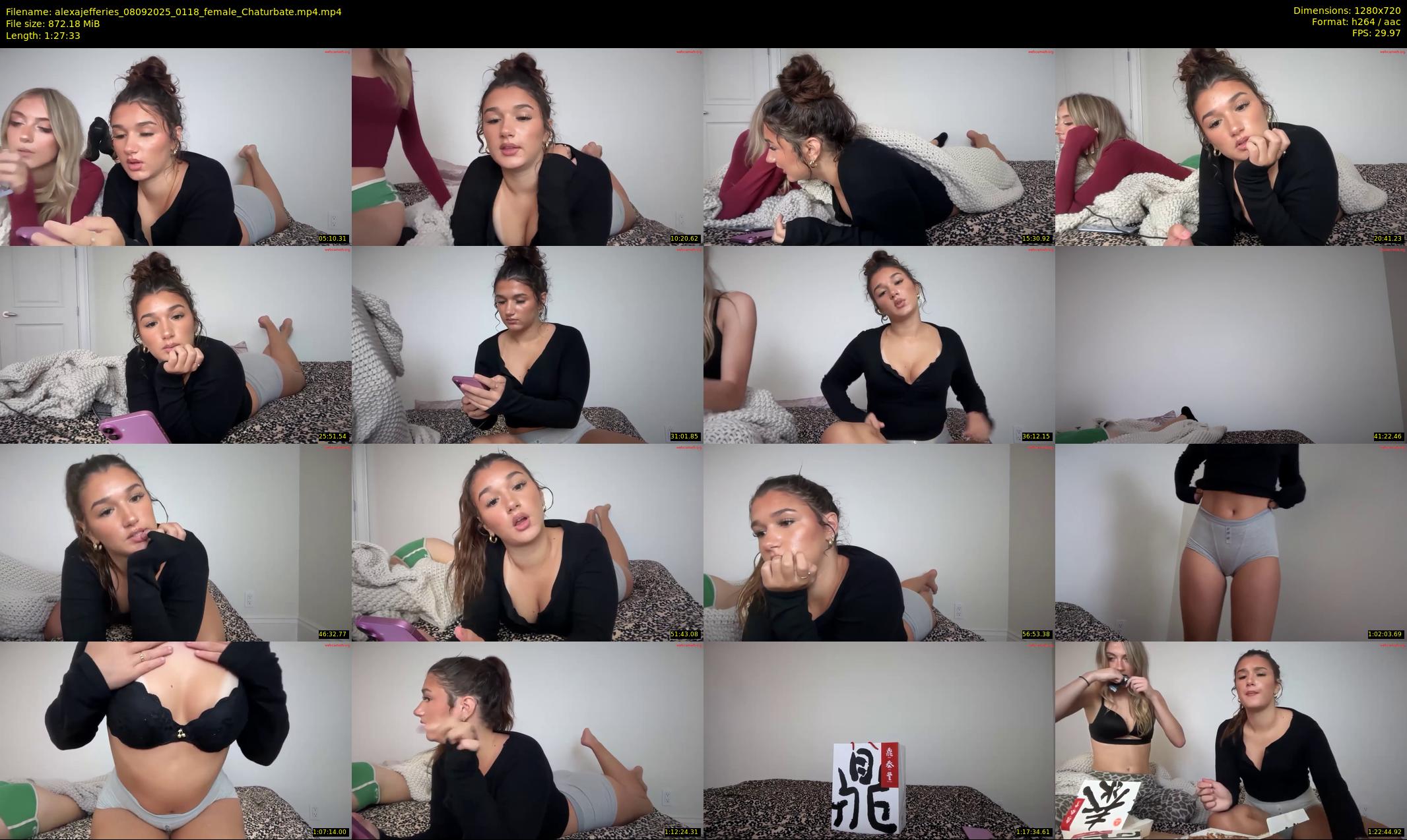 alexajefferies — 88 minute Chaturbate female cam show recording, 720p, Sep 8, 2025