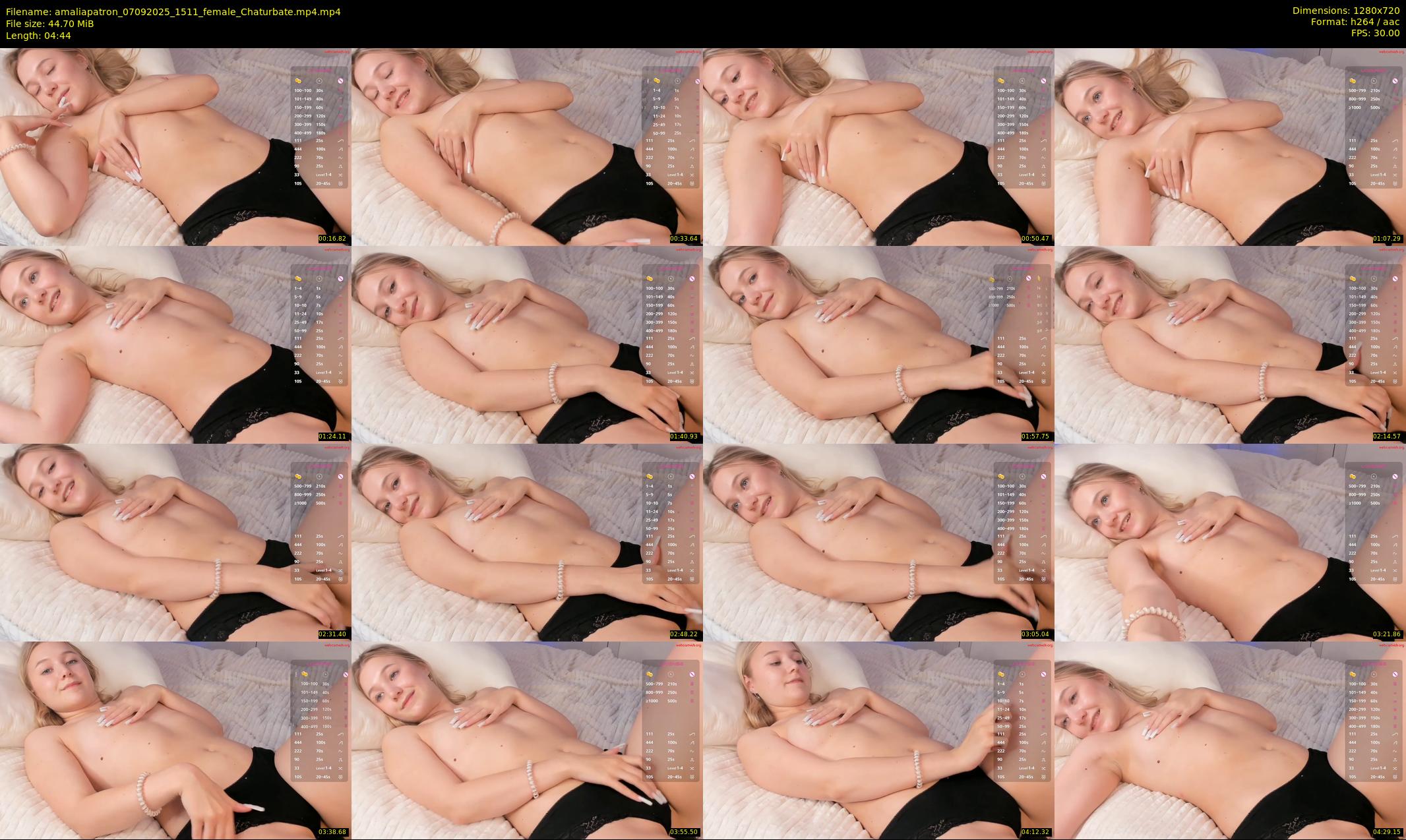 amaliapatron — 5 minute Chaturbate female cam show recording, 720p, Sep 7, 2025