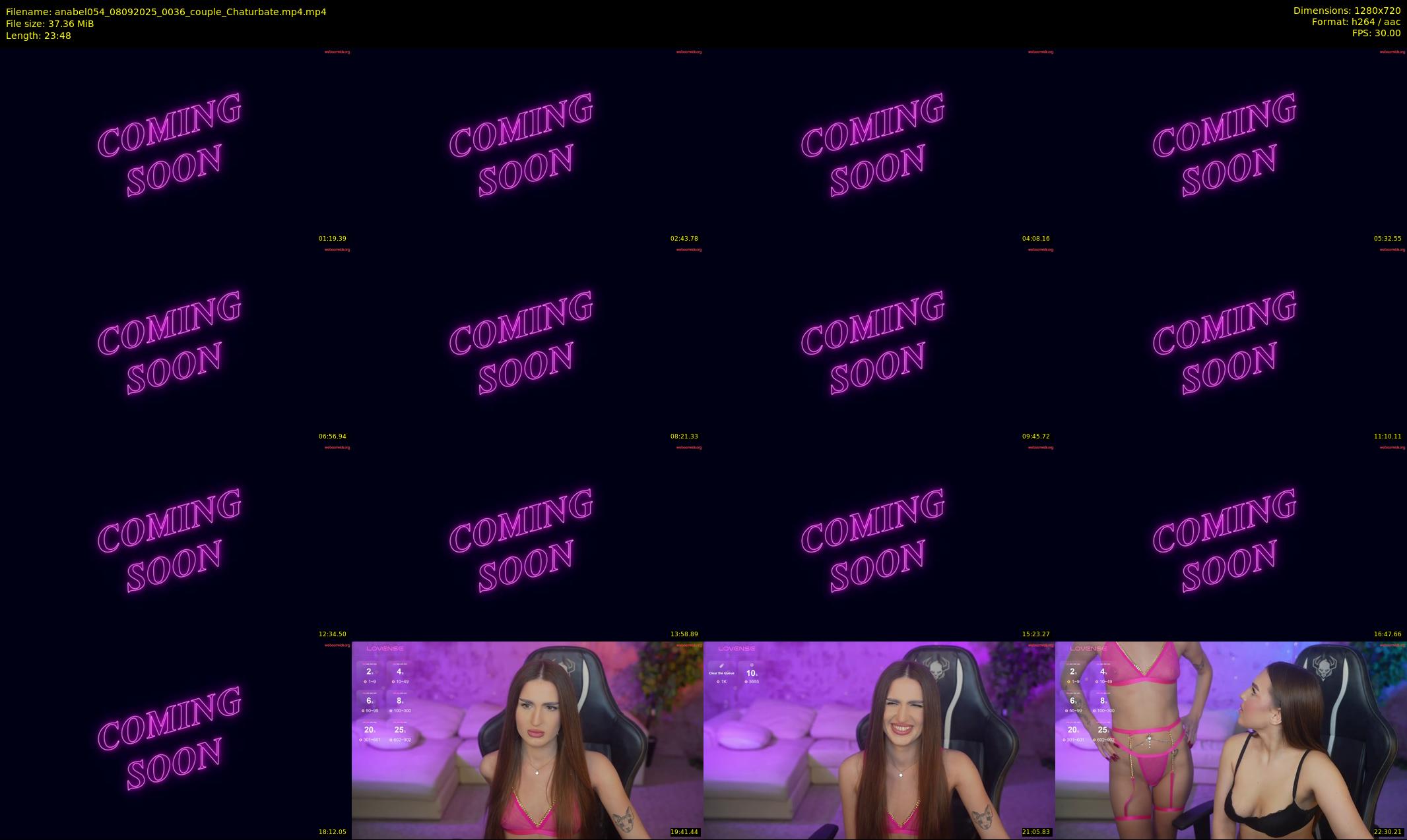 anabel054 — 24 minute Chaturbate female cam show recording, 720p, Sep 8, 2025