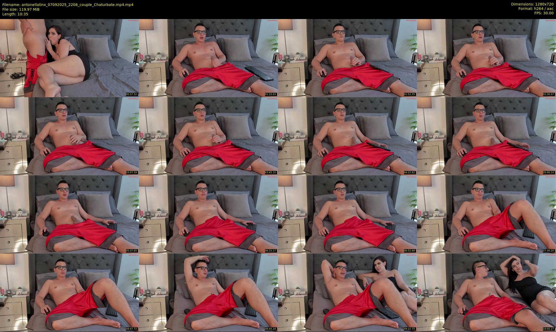 antonellatinx — 11 minute Chaturbate couple cam show recording, 720p, Sep 7, 2025