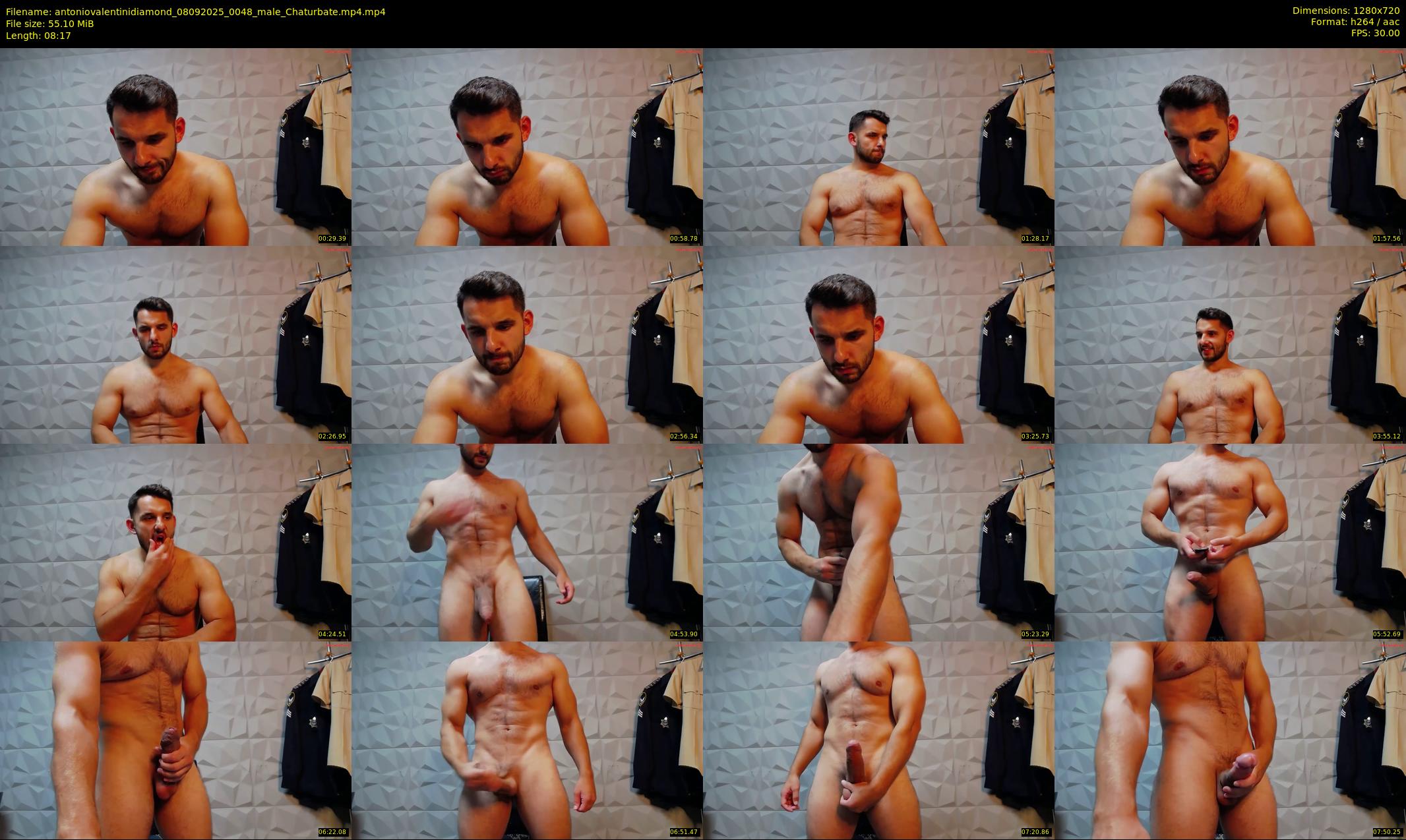 antoniovalentinidiamond — 9 minute Chaturbate male cam show recording, 720p, Sep 8, 2025