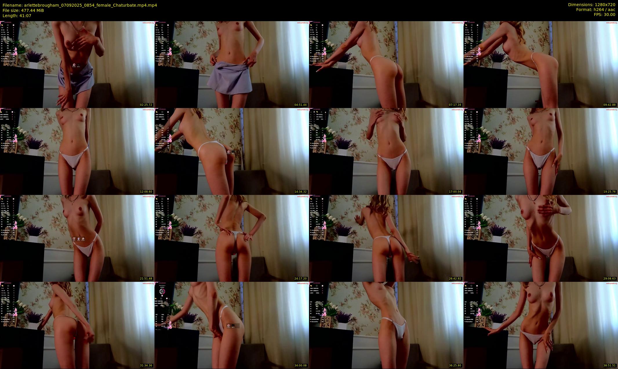 arlettebrougham — 42 minute Chaturbate female cam show recording, 720p, Sep 7, 2025