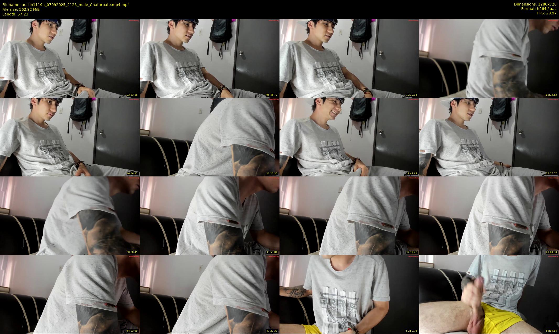 austin1119a — 58 minute Chaturbate male cam show recording, 720p, Sep 7, 2025