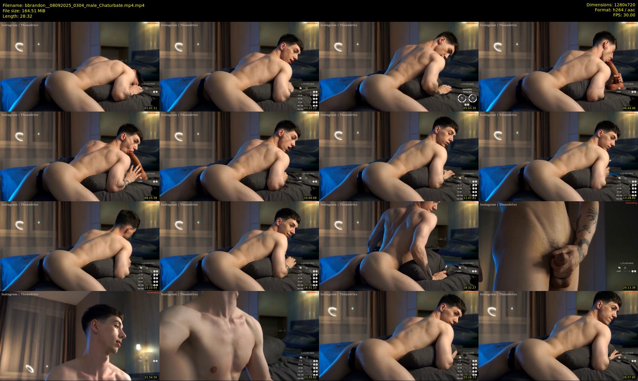 bbrandon_ — 29 minute Chaturbate male cam show recording, 720p, Sep 8, 2025