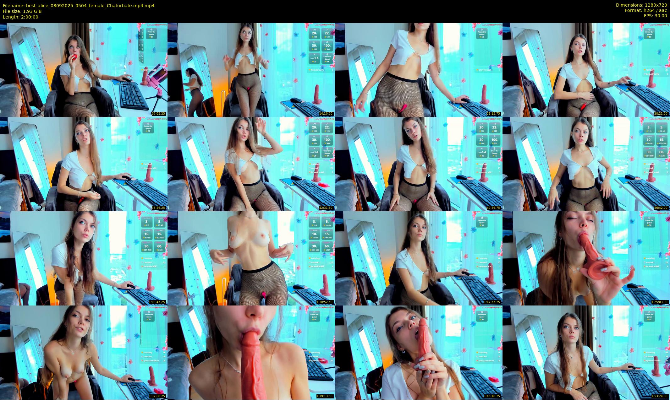 best_alice — 120 minute Chaturbate female cam show recording, 720p, Sep 8, 2025