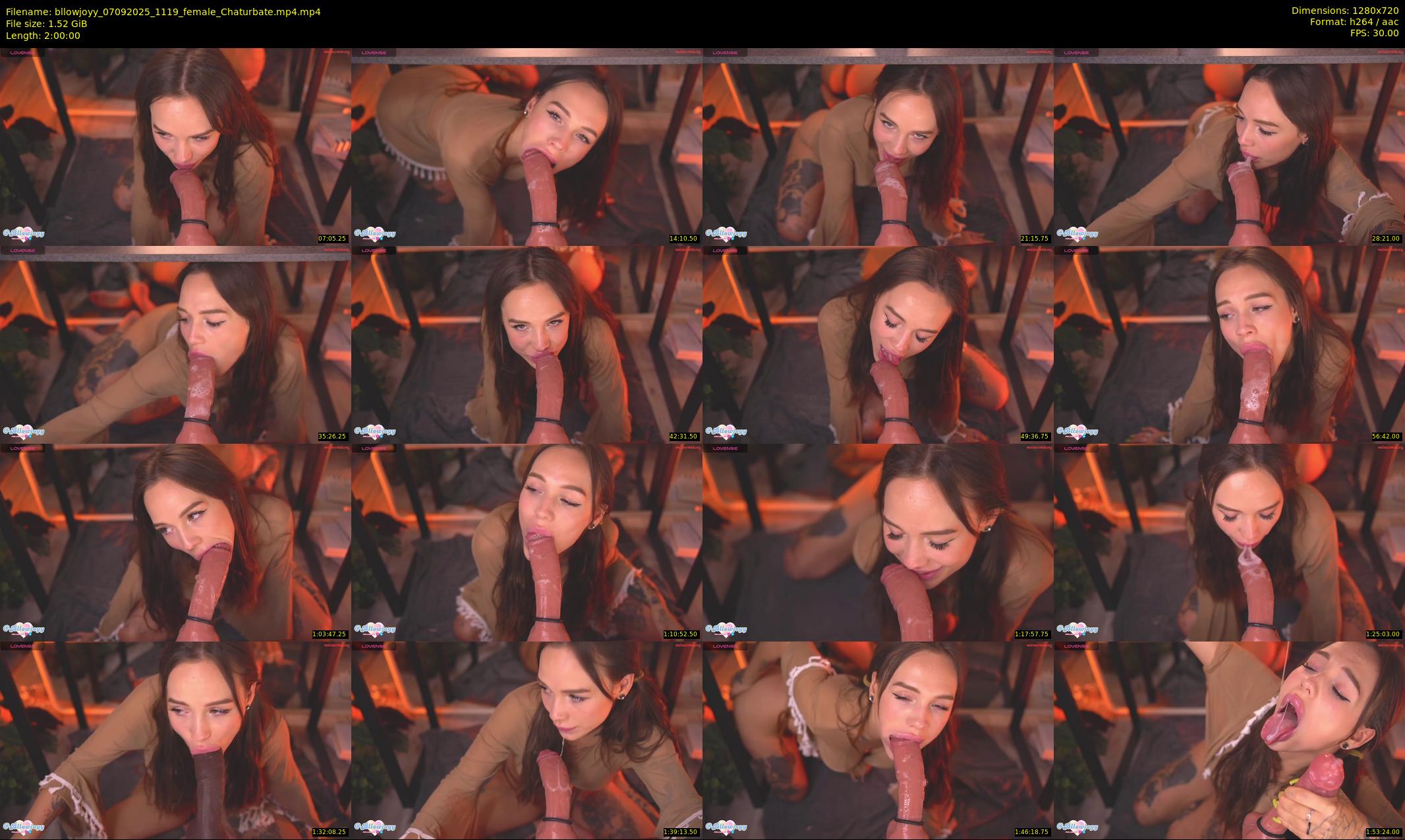 bllowjoyy — 120 minute Chaturbate female cam show recording, 720p, Sep 7, 2025