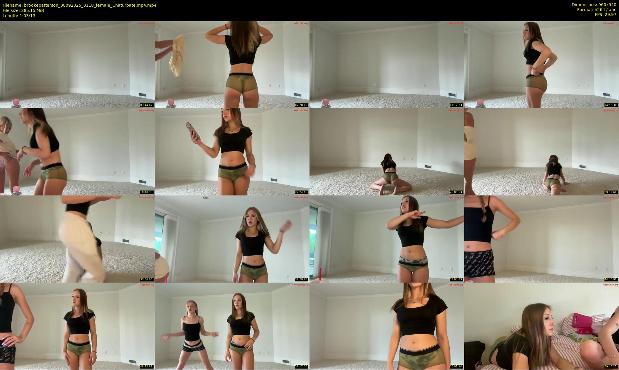 brookepatterson — 64 minute Chaturbate female cam show recording, 480p, Sep 8, 2025