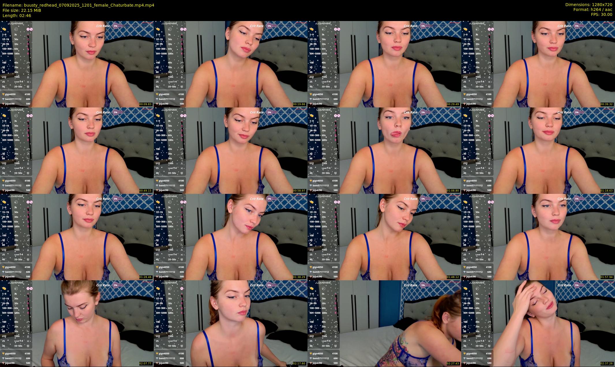 buusty_redhead — 3 minute Chaturbate female cam show recording, 720p, Sep 7, 2025