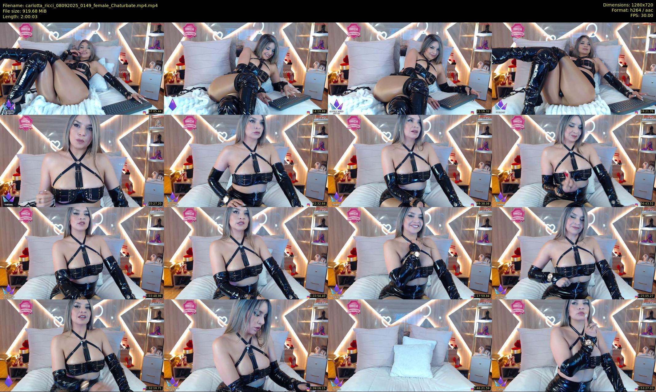 carlotta_ricci — 121 minute Chaturbate female cam show recording, 720p, Sep 8, 2025