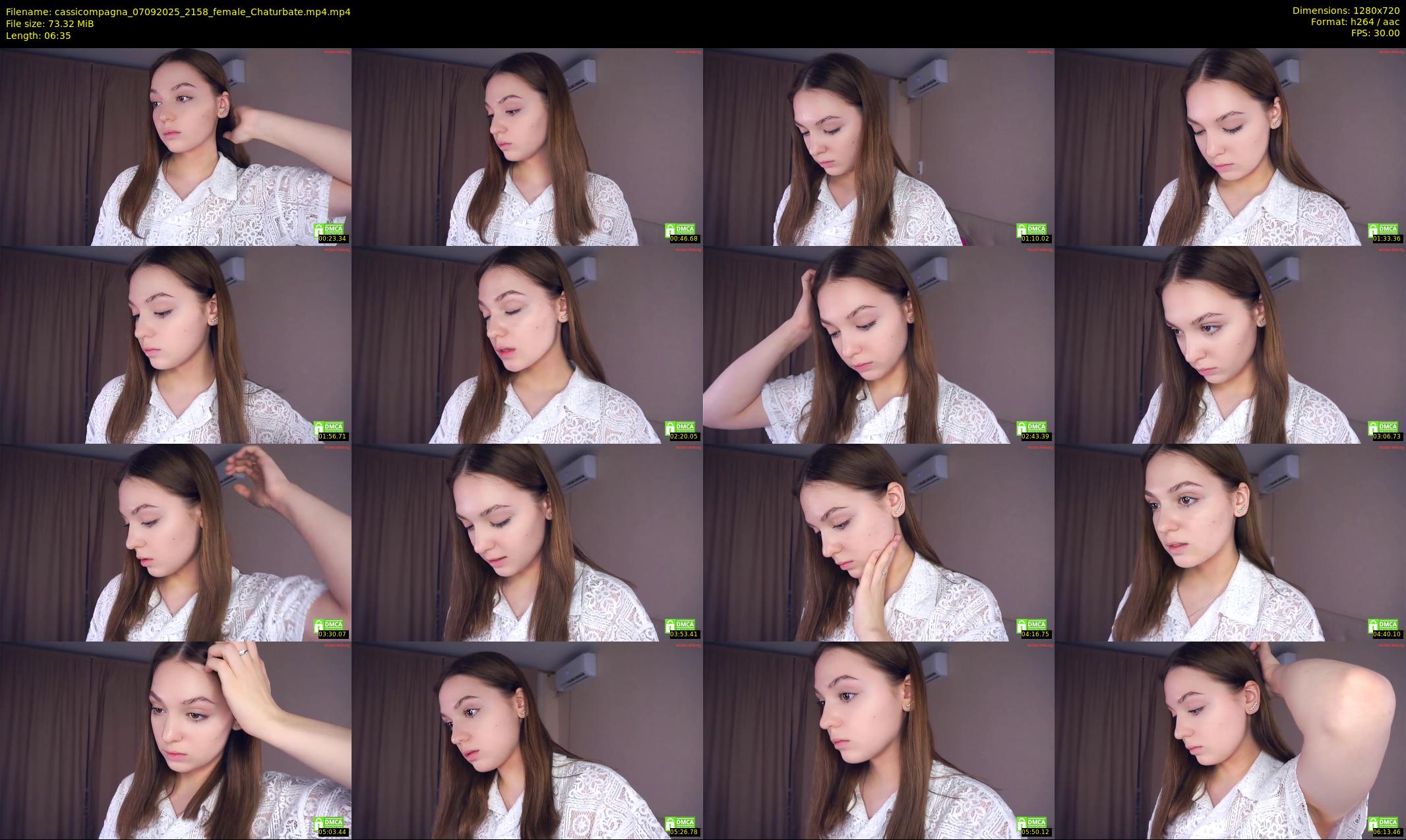 cassicompagna — 7 minute Chaturbate female cam show recording, 720p, Sep 7, 2025