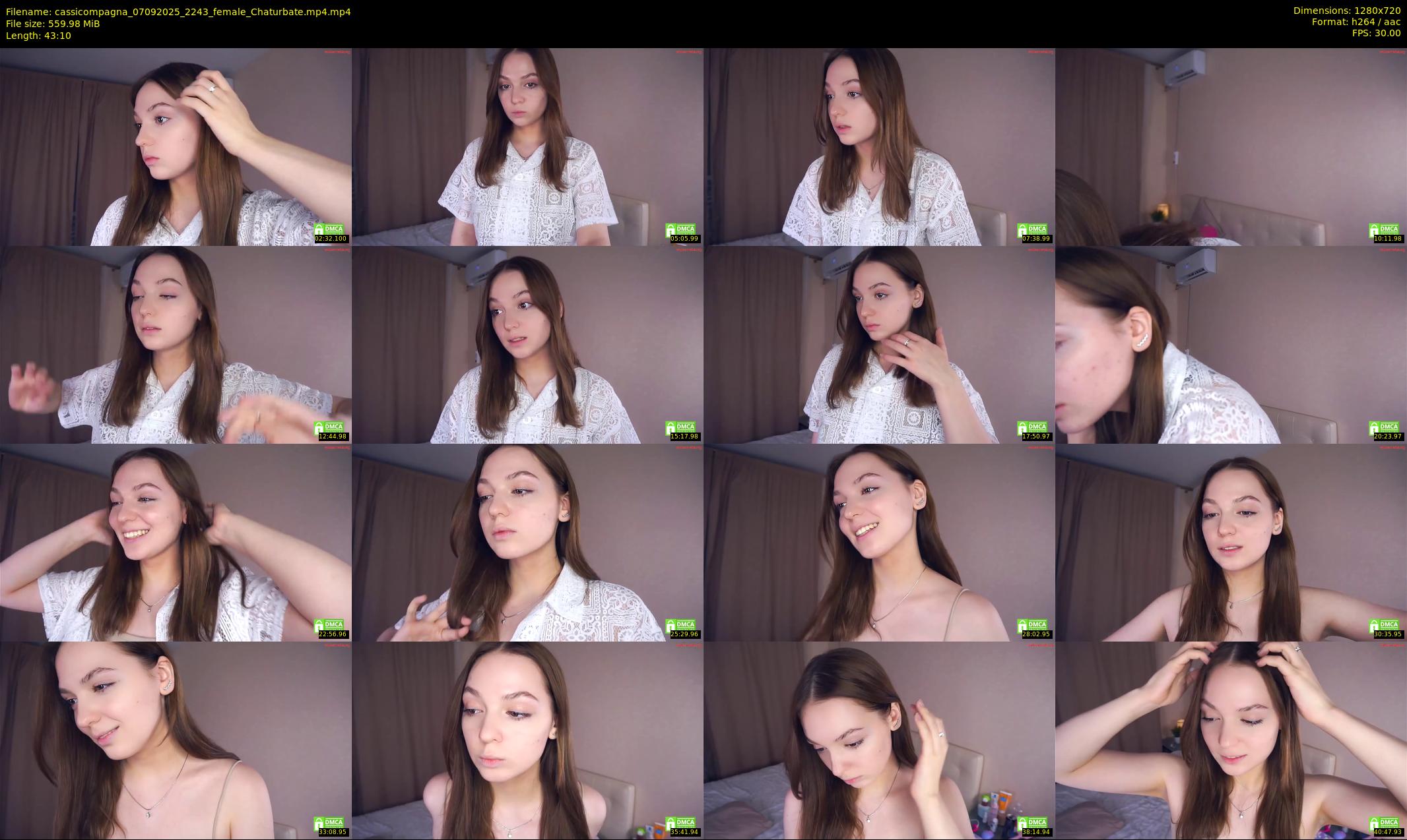 cassicompagna — 44 minute Chaturbate female cam show recording, 720p, Sep 7, 2025