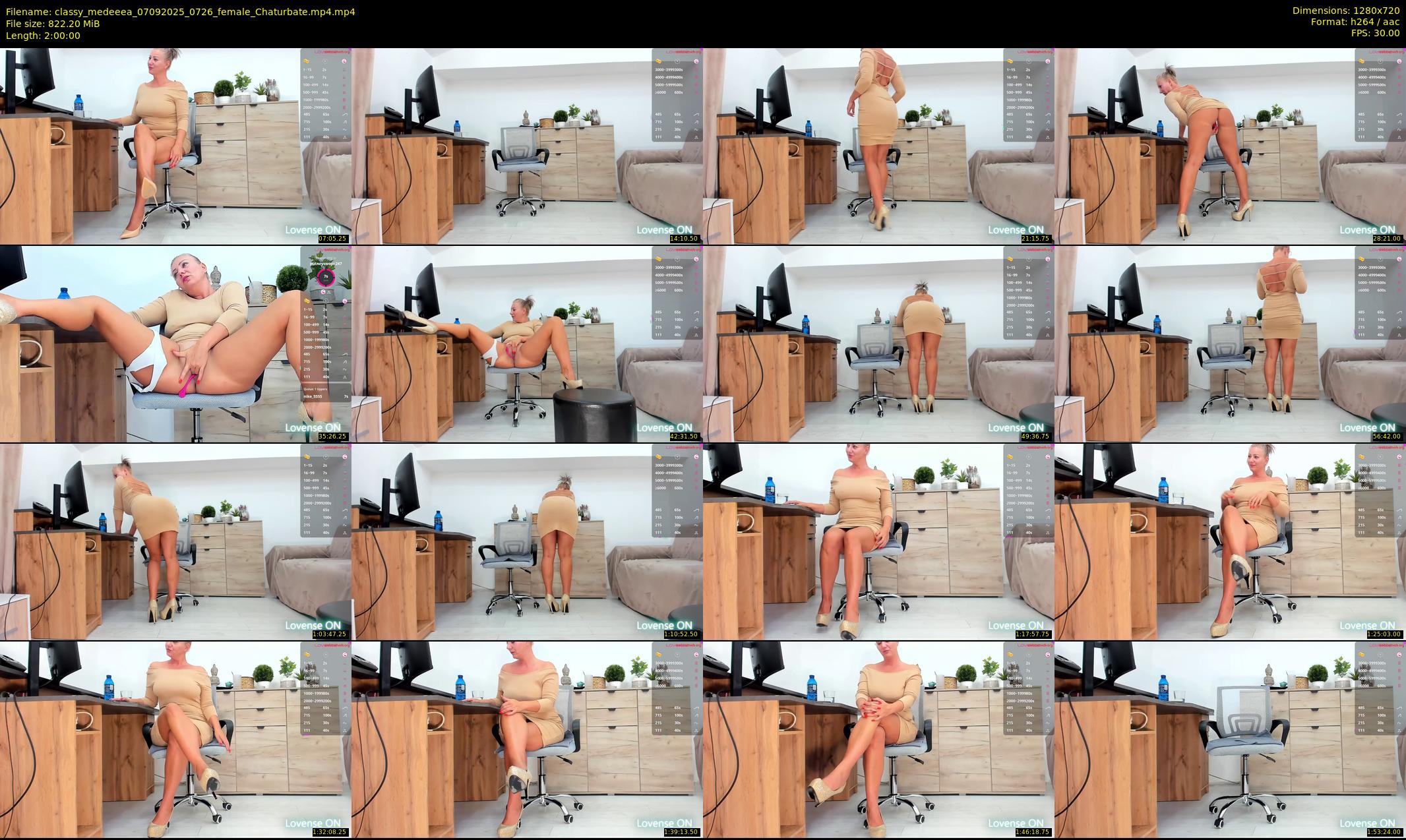 classy_medeeea — 120 minute Chaturbate female cam show recording, 720p, Sep 7, 2025