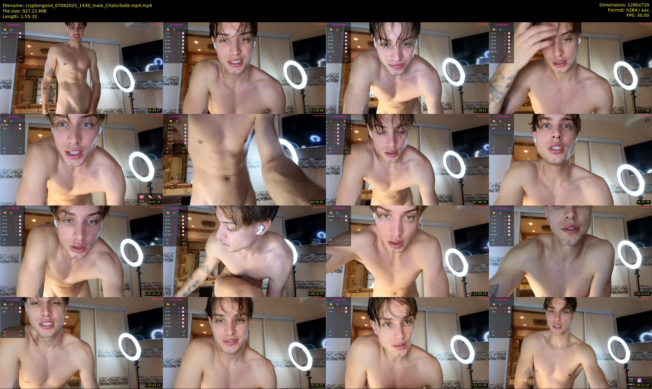 cryptongood — 116 minute Chaturbate male cam show recording, 720p, Sep 7, 2025