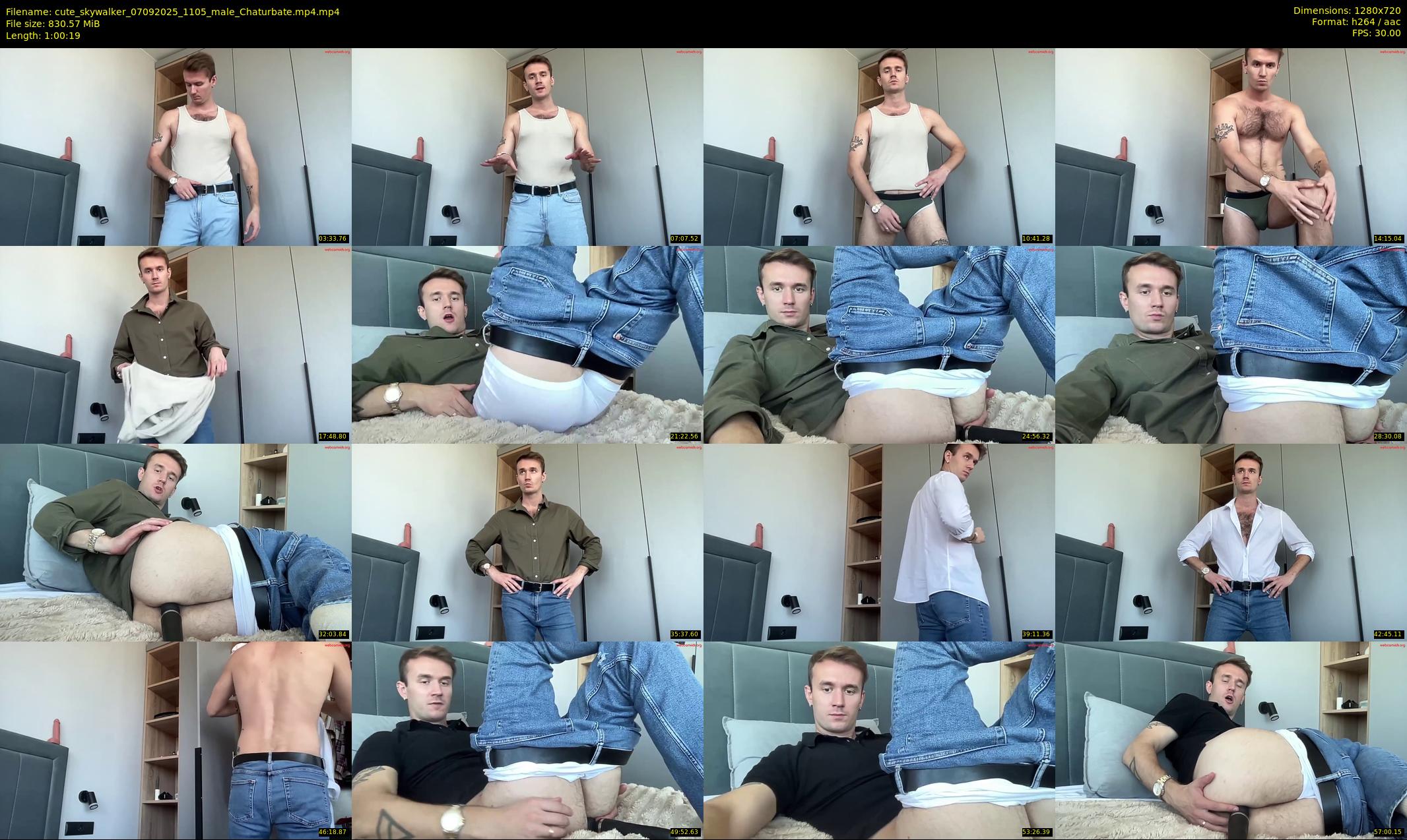 cute_skywalker — 61 minute Chaturbate male cam show recording, 720p, Sep 7, 2025