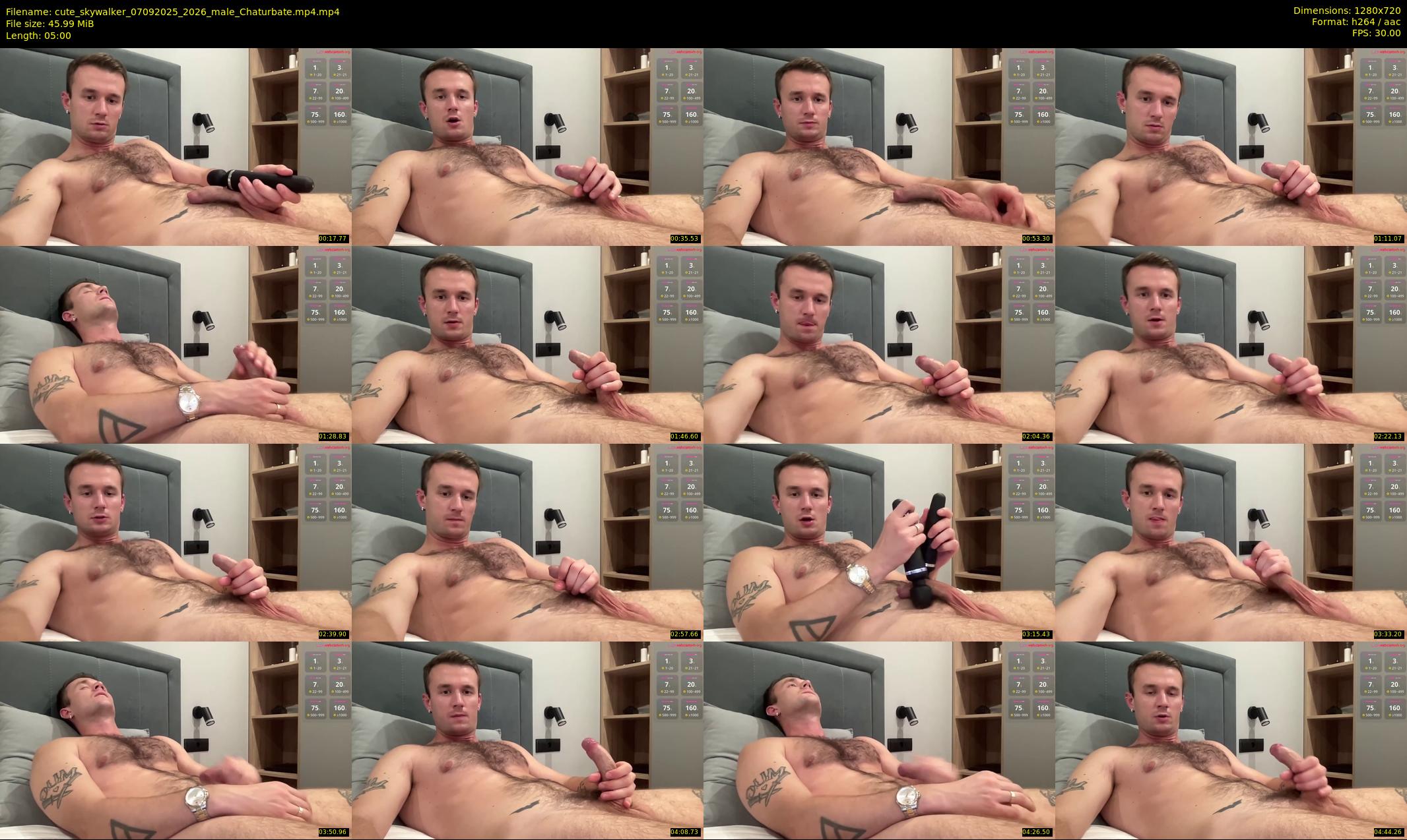 cute_skywalker — 5 minute Chaturbate male cam show recording, 720p, Sep 7, 2025