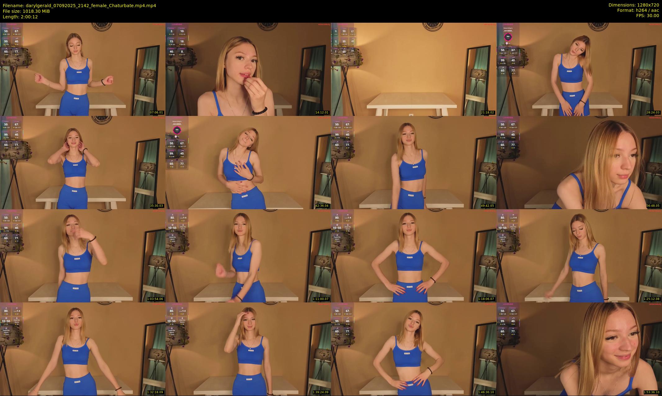 darylgerald — 121 minute Chaturbate female cam show recording, 720p, Sep 7, 2025