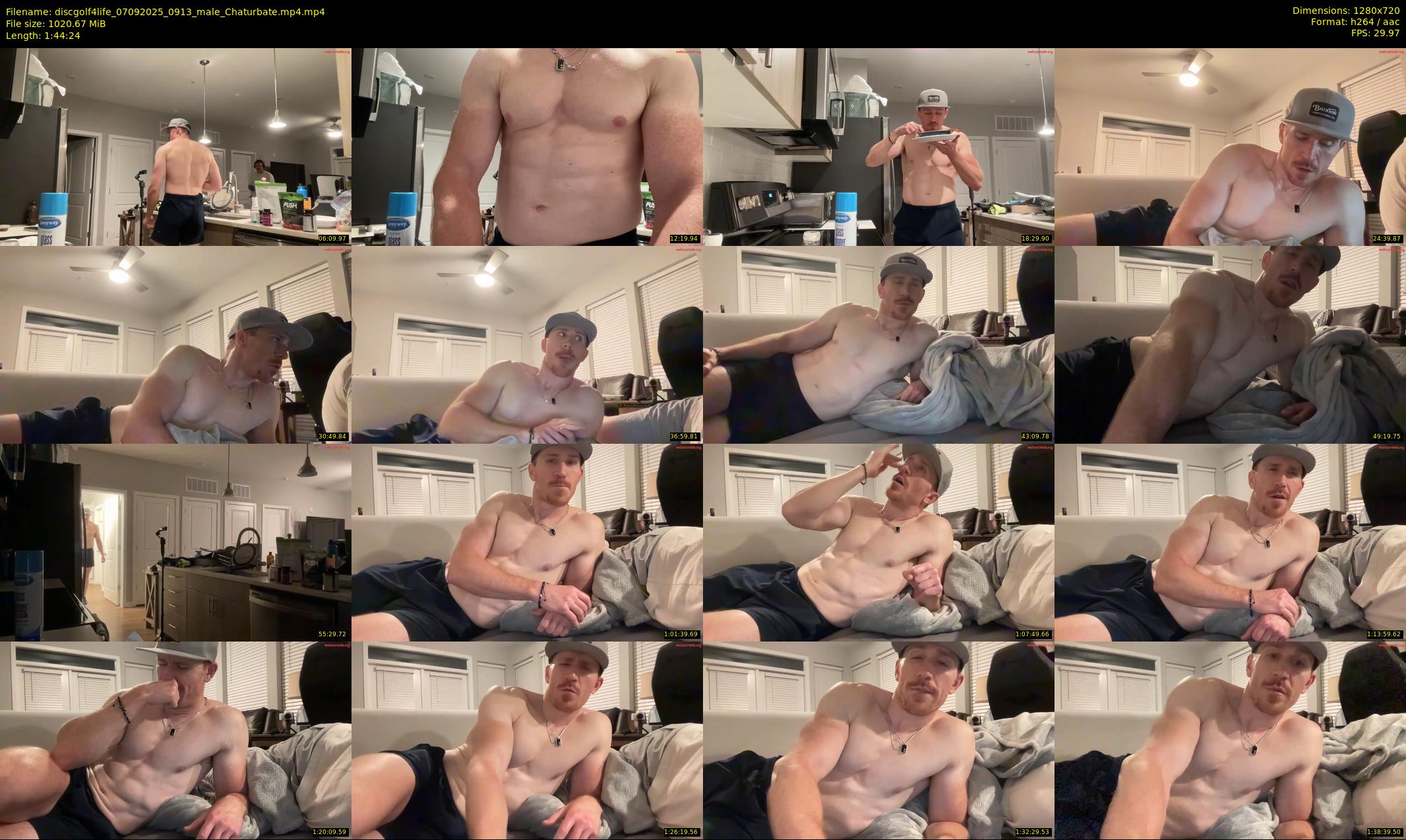 discgolf4life — 105 minute Chaturbate male cam show recording, 720p, Sep 7, 2025