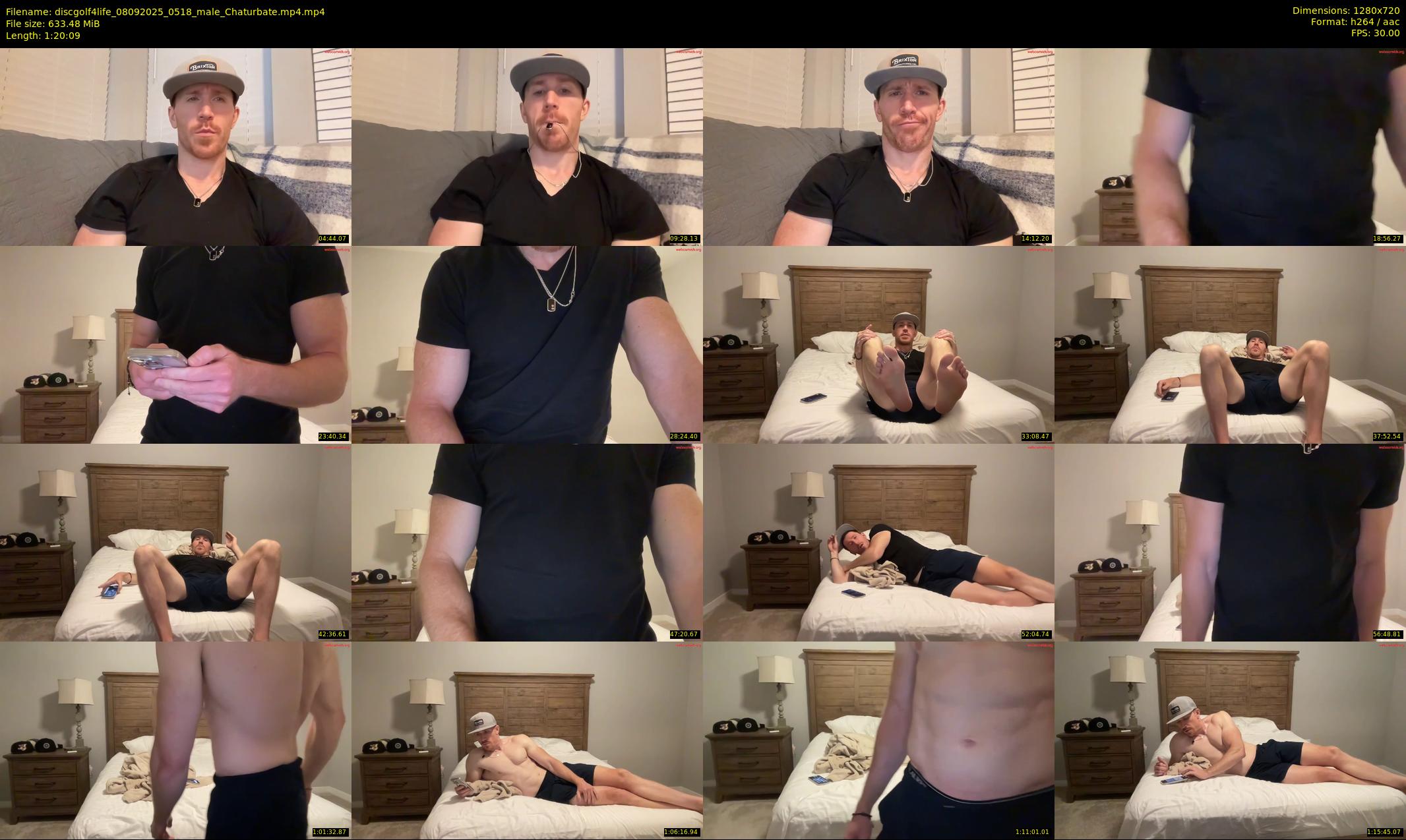 discgolf4life — 81 minute Chaturbate male cam show recording, 720p, Sep 8, 2025