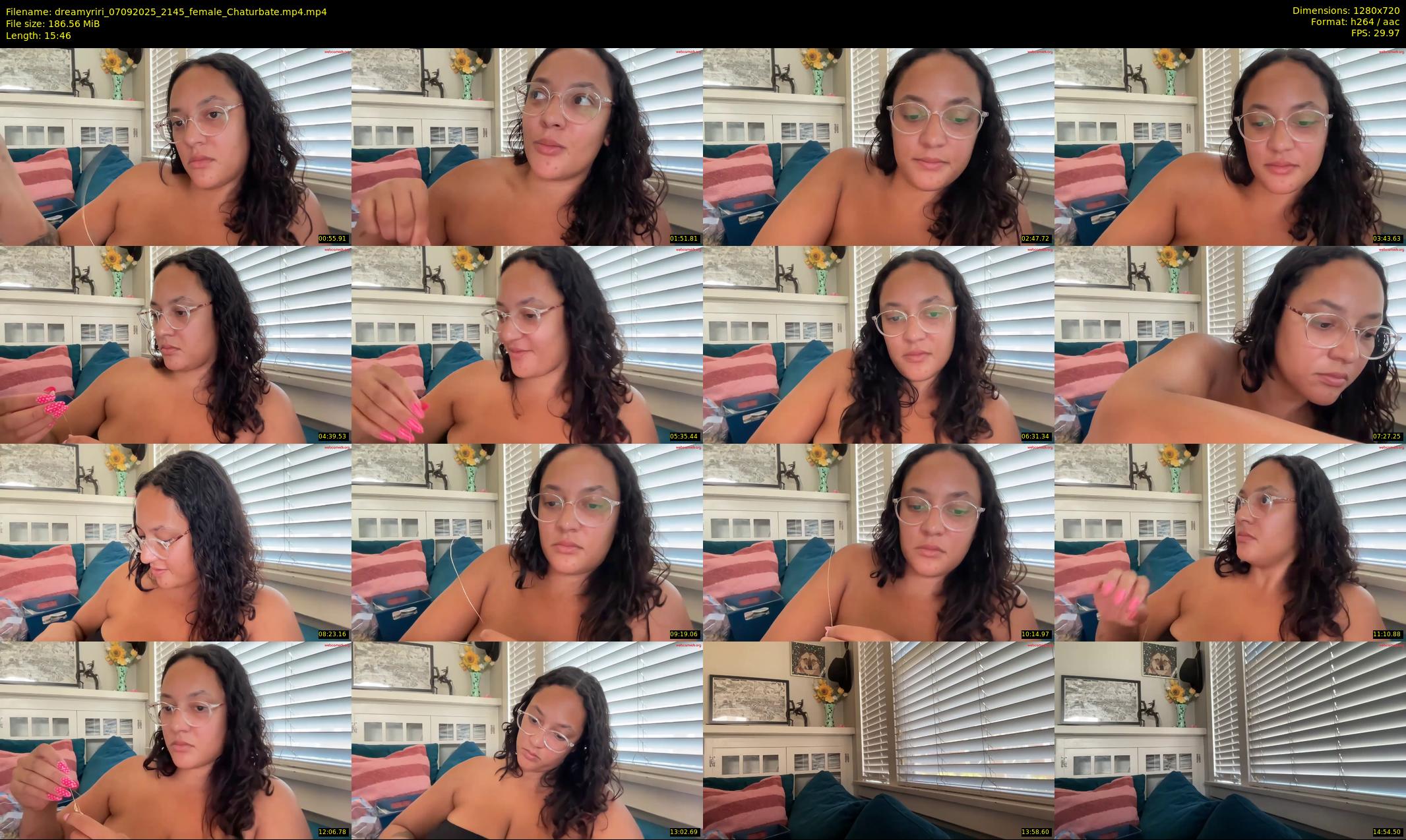 dreamyriri — 16 minute Chaturbate female cam show recording, 720p, Sep 7, 2025