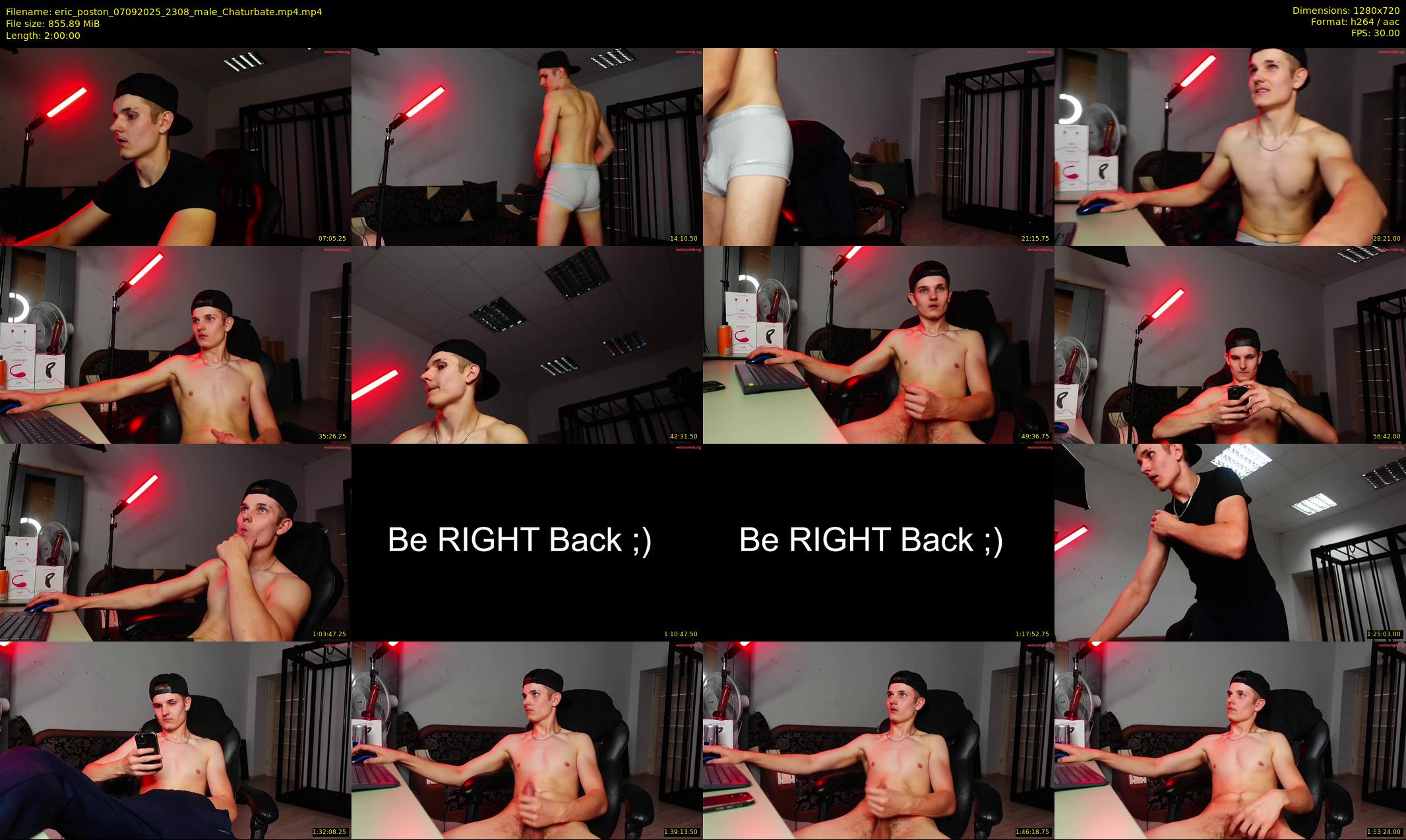 eric_poston — 120 minute Chaturbate male cam show recording, 720p, Sep 7, 2025