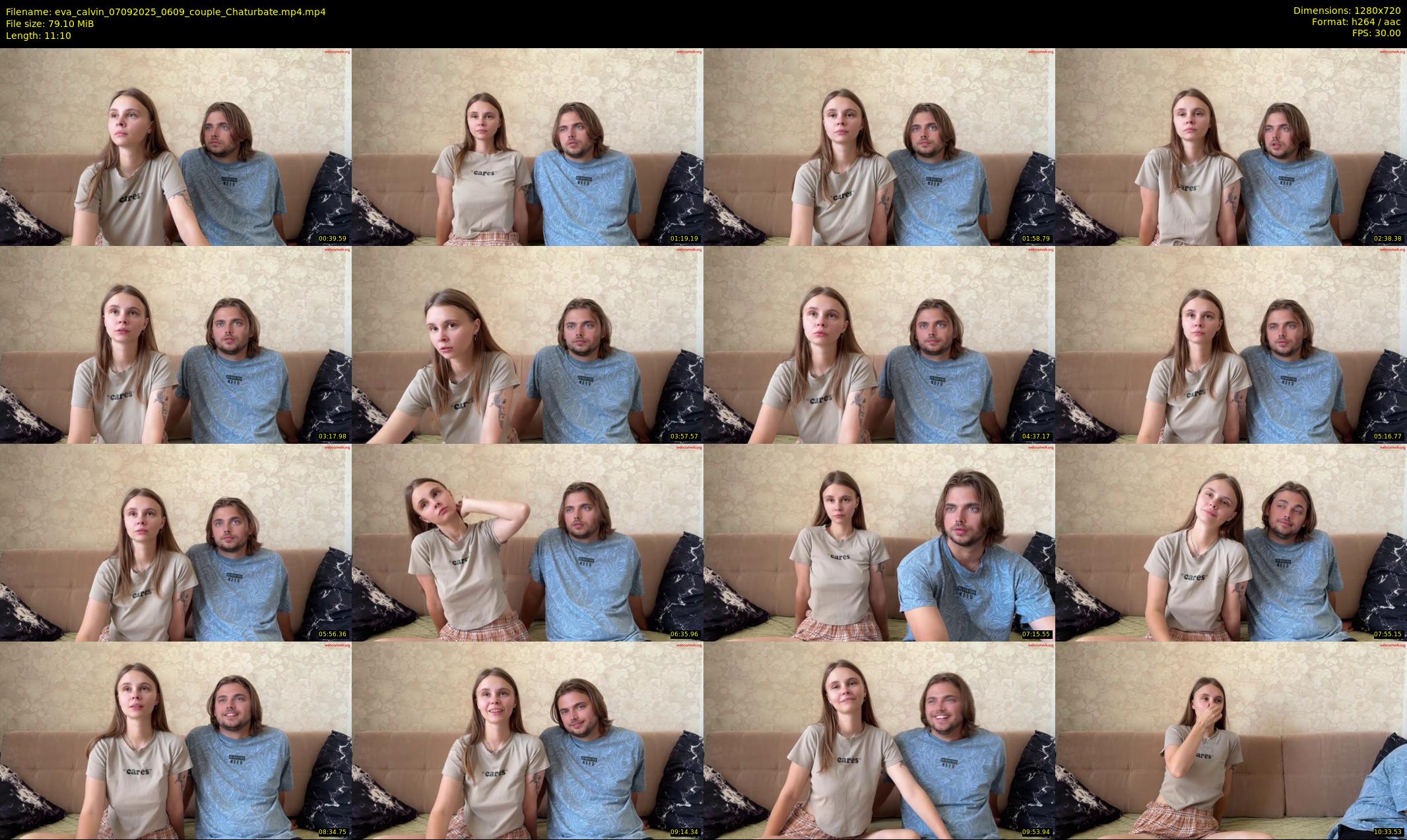 eva_calvin — 12 minute Chaturbate couple cam show recording, 720p, Sep 7, 2025