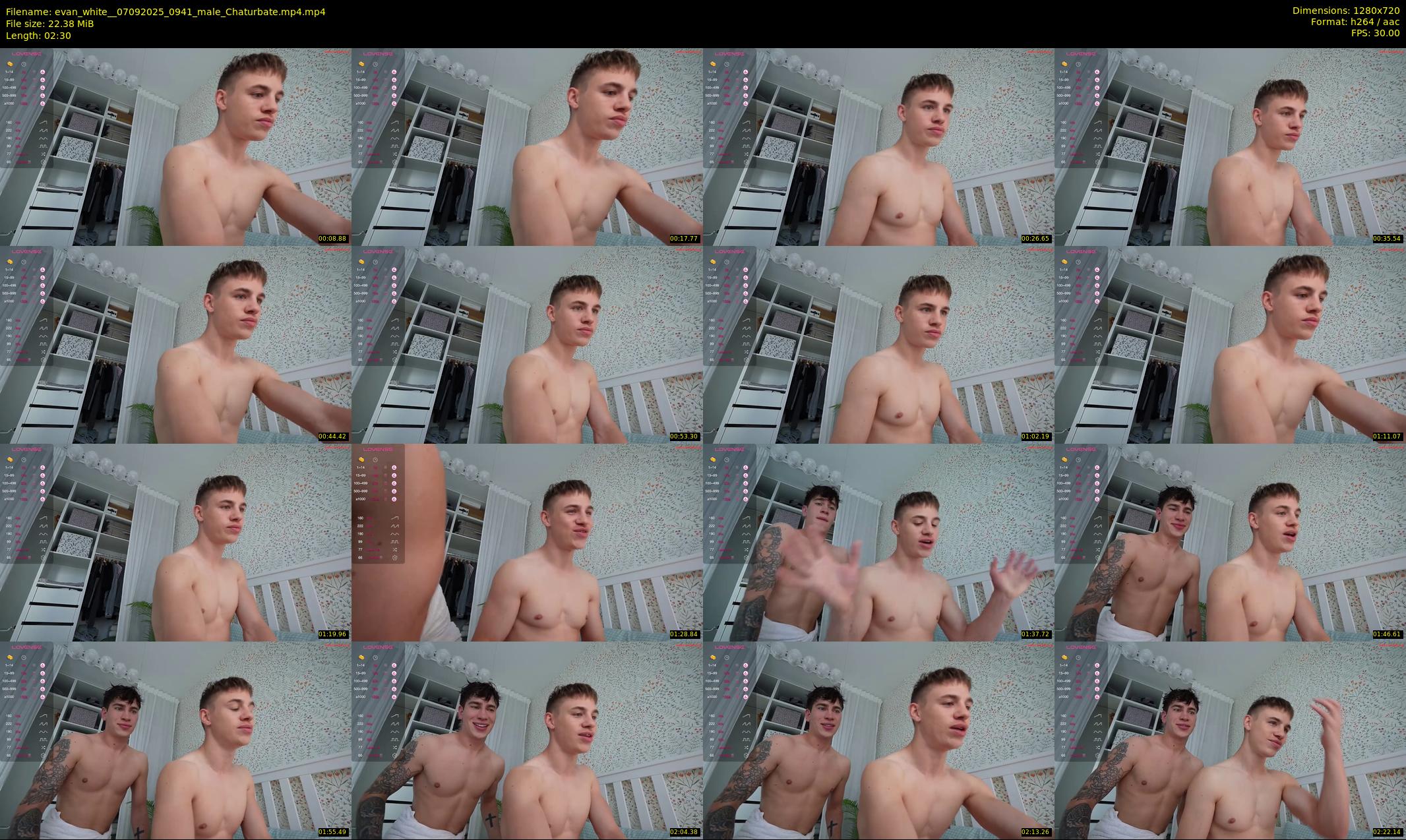 evan_white_ — 3 minute Chaturbate male cam show recording, 720p, Sep 7, 2025