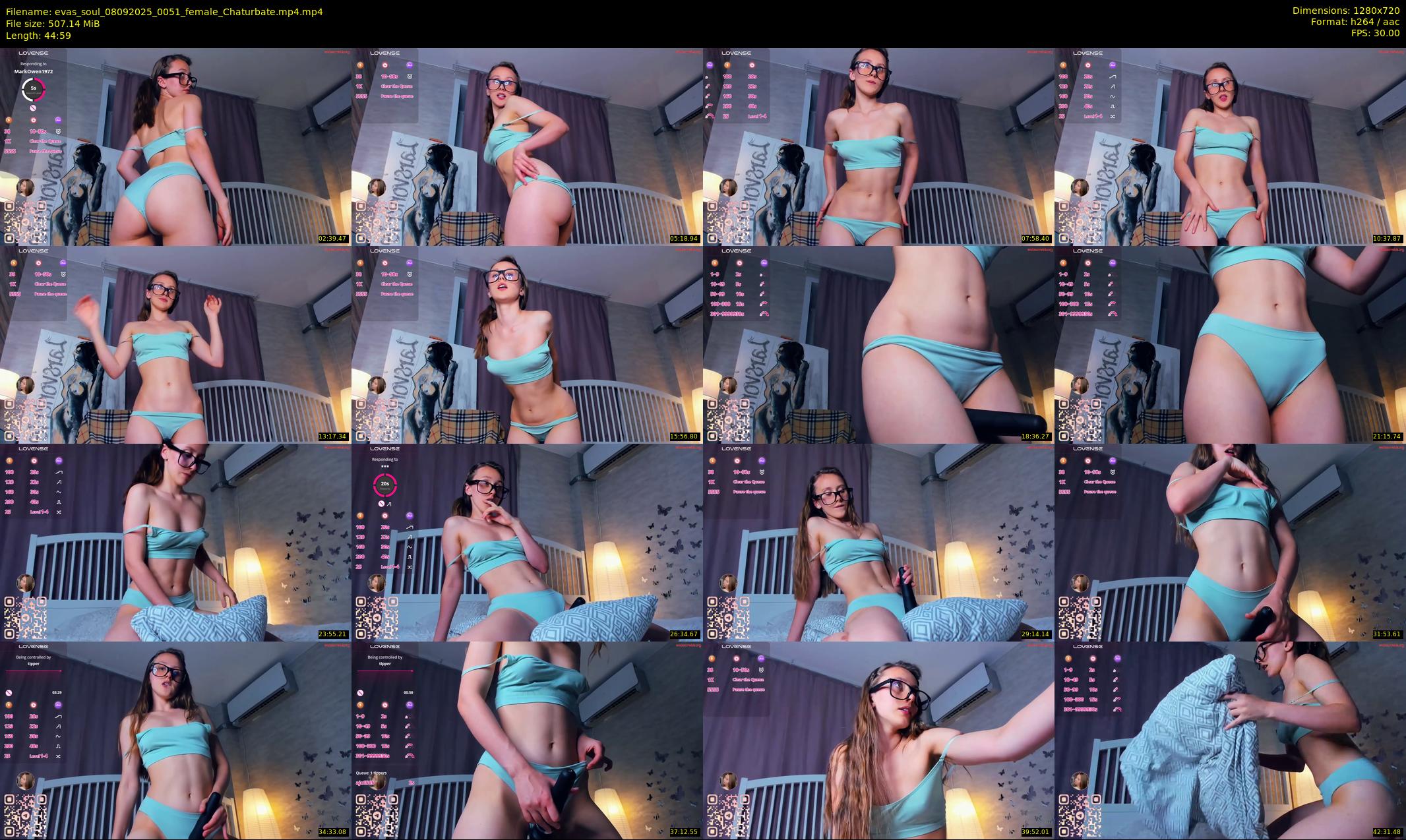 evas_soul — 45 minute Chaturbate female cam show recording, 720p, Sep 8, 2025
