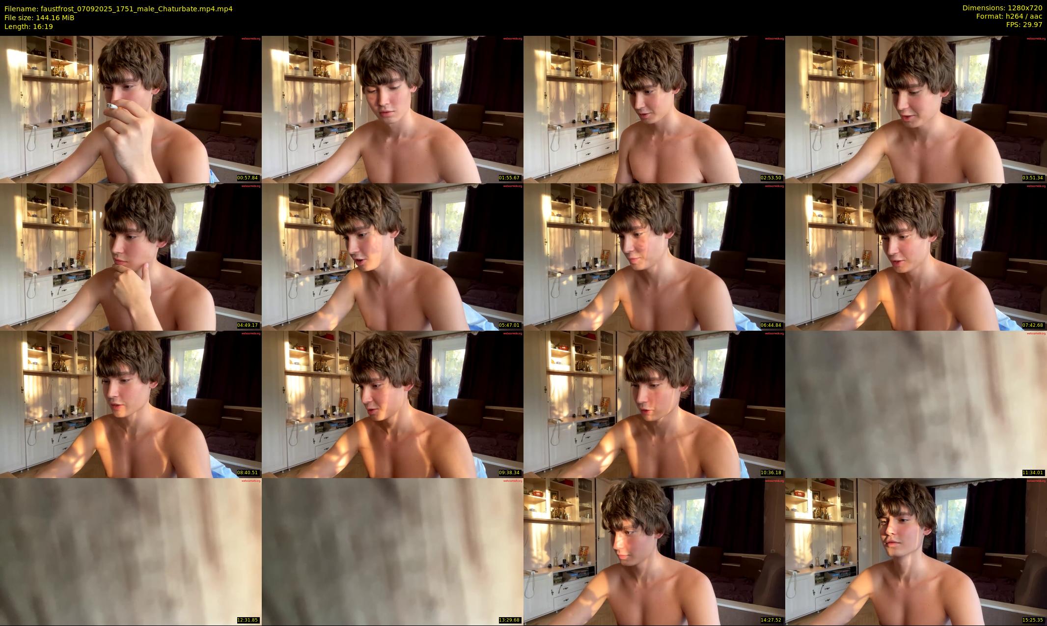 faustfrost — 17 minute Chaturbate male cam show recording, 720p, Sep 7, 2025