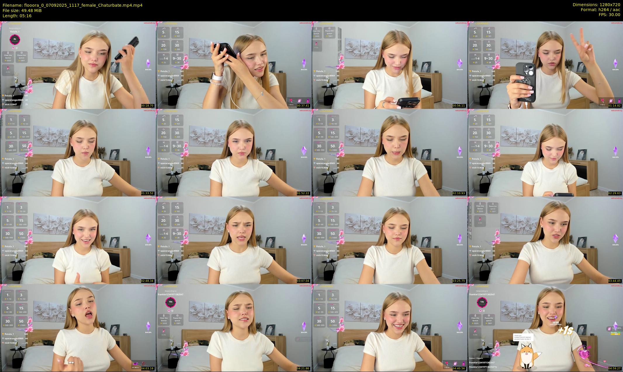 flooora_0 — 6 minute Chaturbate couple cam show recording, 720p, Sep 7, 2025